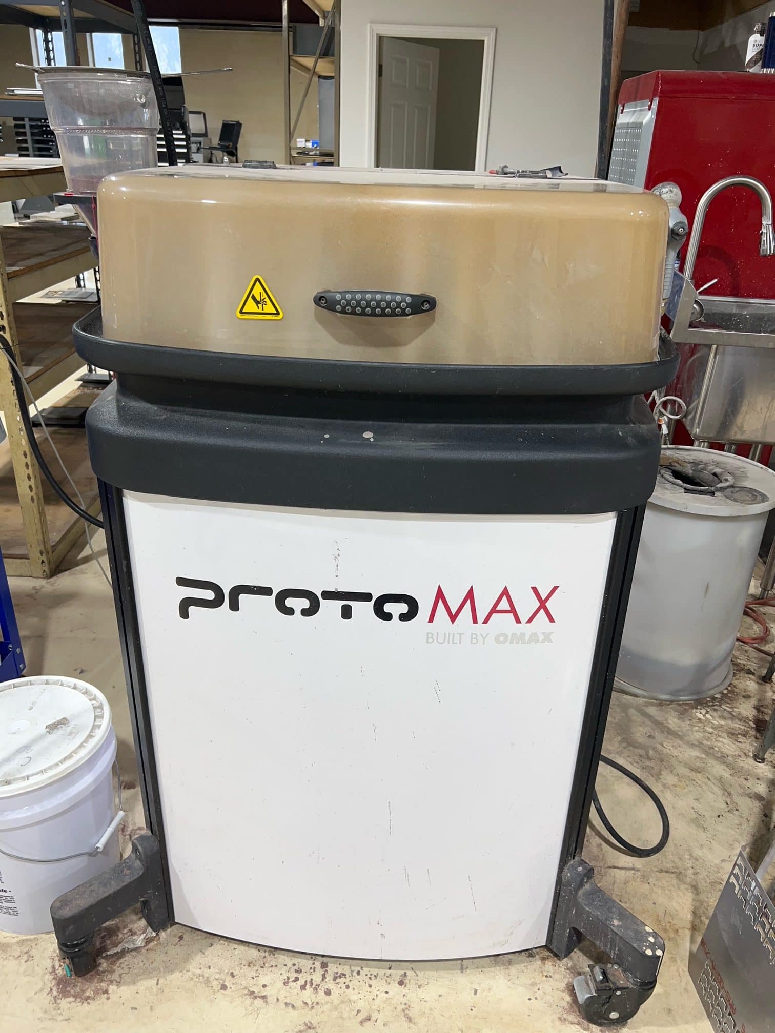 12" x 12" Omax ProtoMax Waterjet, 2020 - 30,000 PSI, Screen Drain Filter