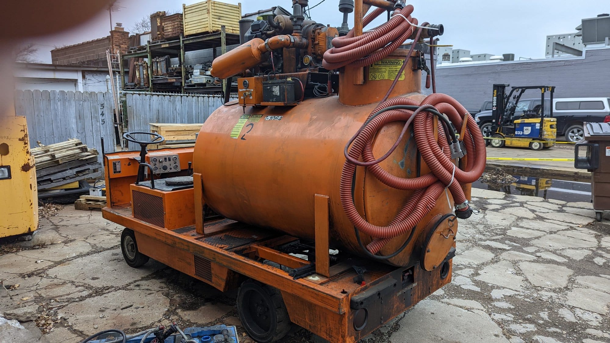 Motrec G-660 Electric Waste Oil Pump Truck, 2012 - 500 Gallon Capacity, ~3500 HRS