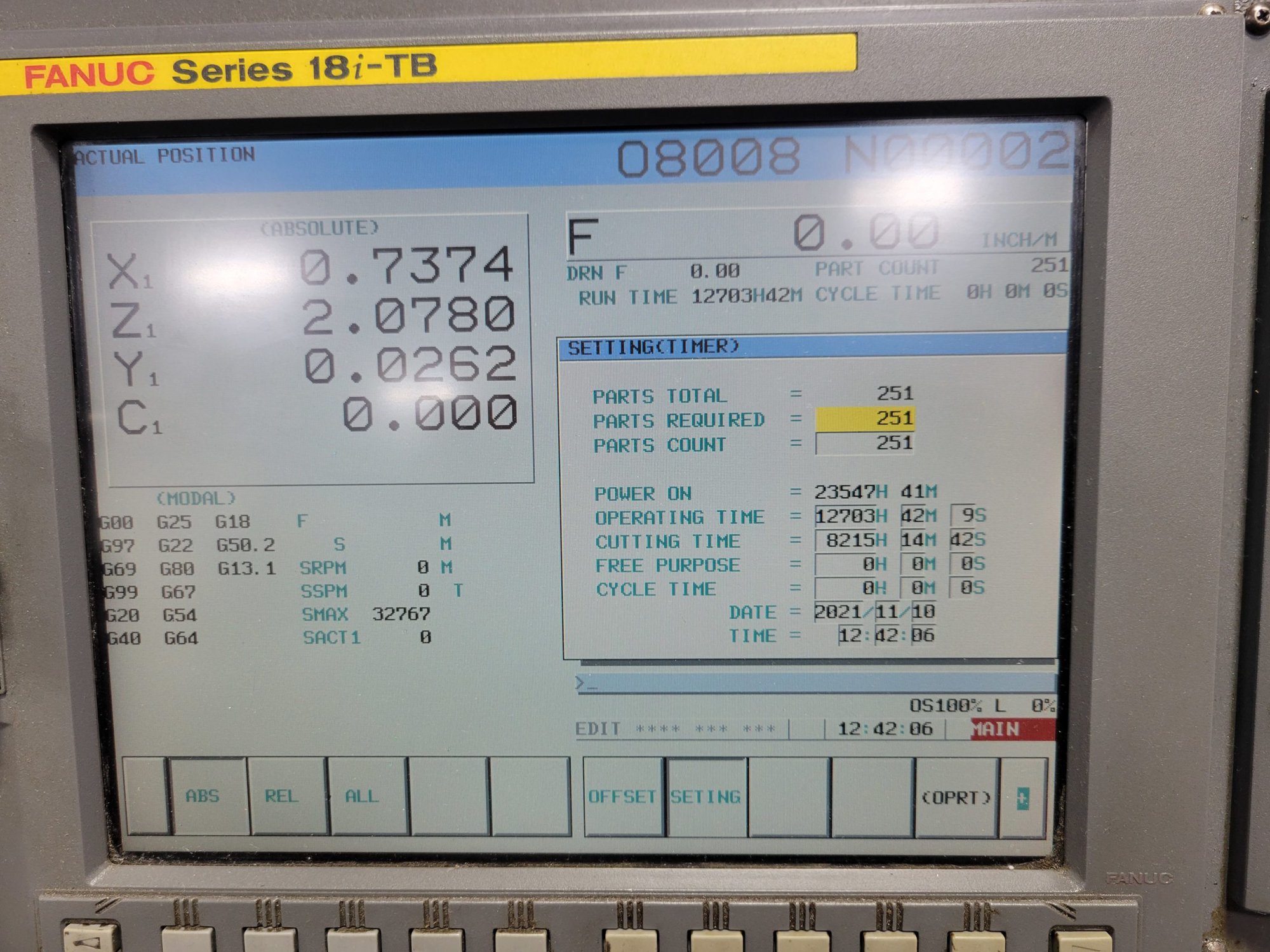 Nexturn SA32e CNC Swiss Lathe, 2008 - 7 Axis, Bar Feeder, Fanuc Control - Image 3