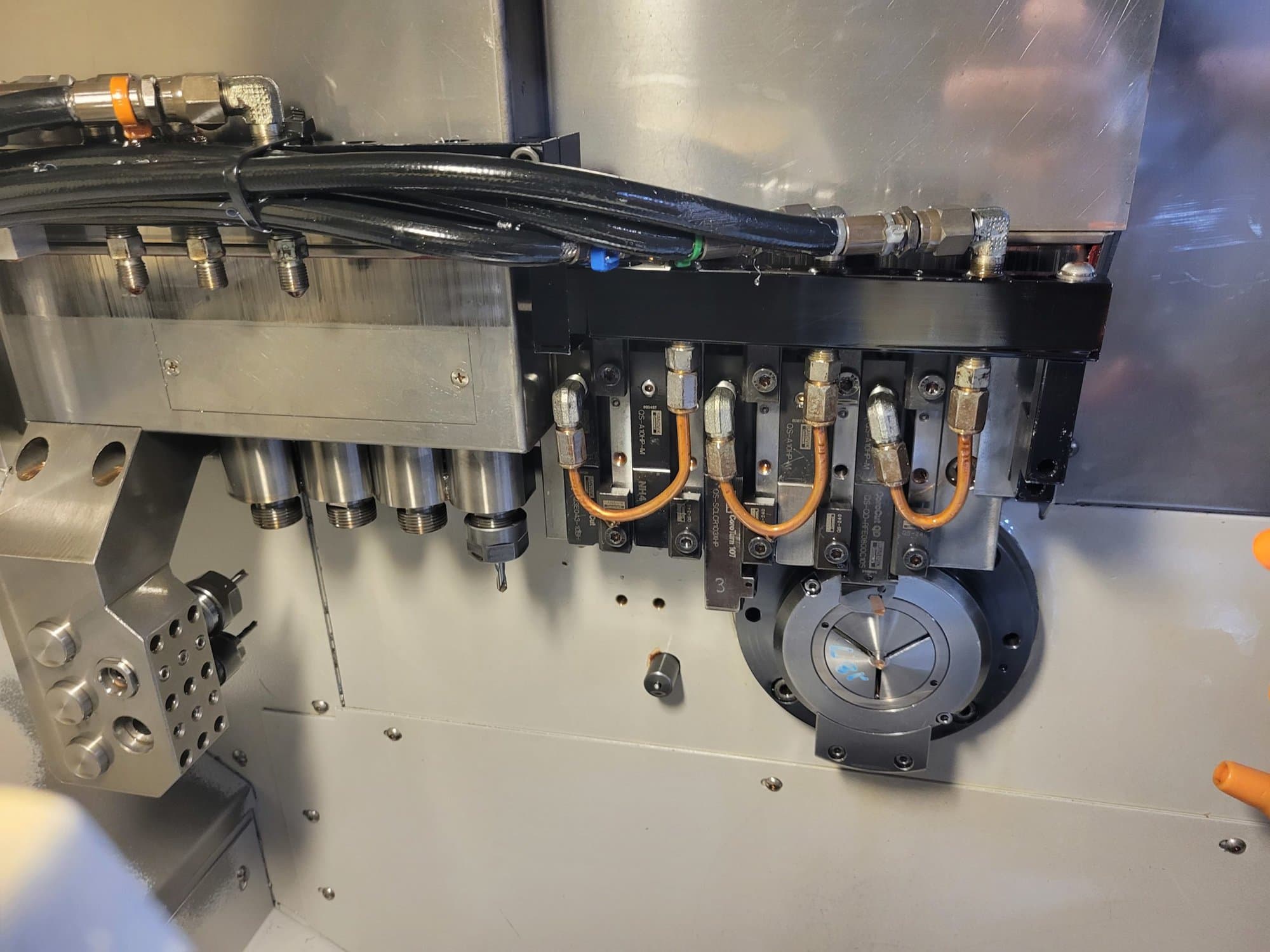 Nexturn SA32e CNC Swiss Lathe, 2008 - 7 Axis, Bar Feeder, Fanuc Control - Image 5