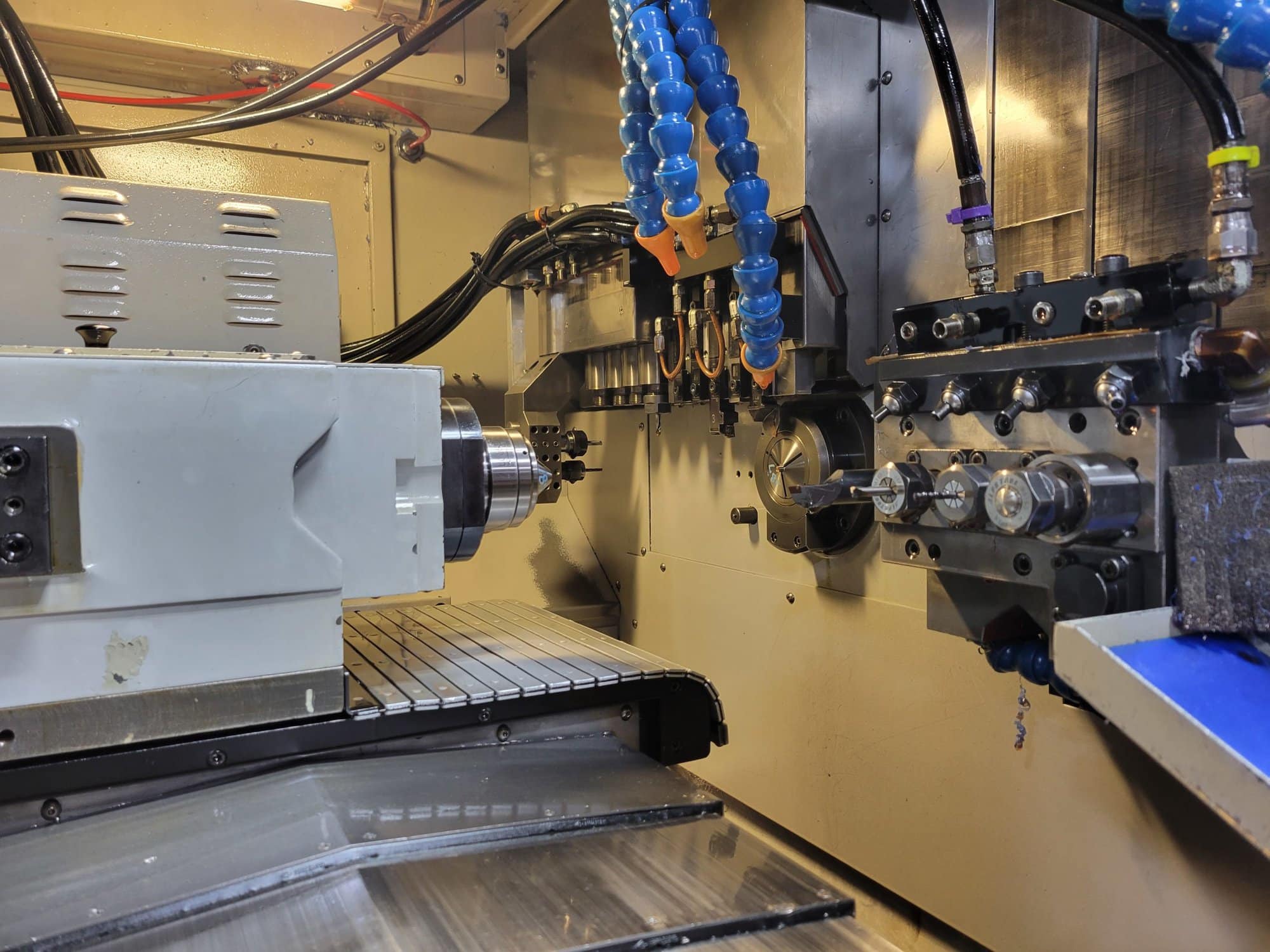 Nexturn SA32e CNC Swiss Lathe, 2008 - 7 Axis, Bar Feeder, Fanuc Control - Image 6