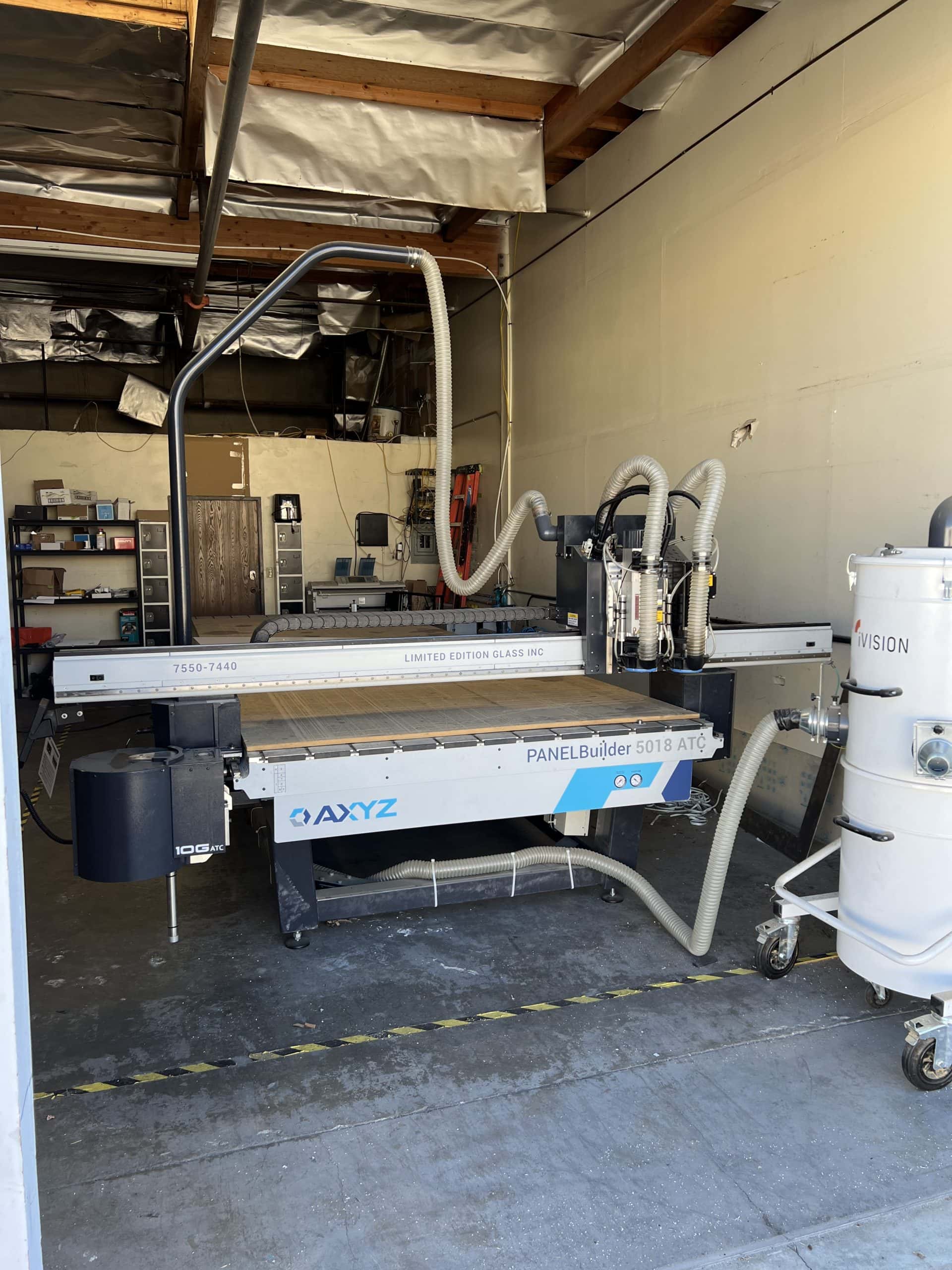 6' x 18' AXYZ PanelBuilder 5018 CNC Router, 2022 - 10-ATC, Low Hours Vacuum Table, Dust Collector, Dual Head, Video Available - Image 6