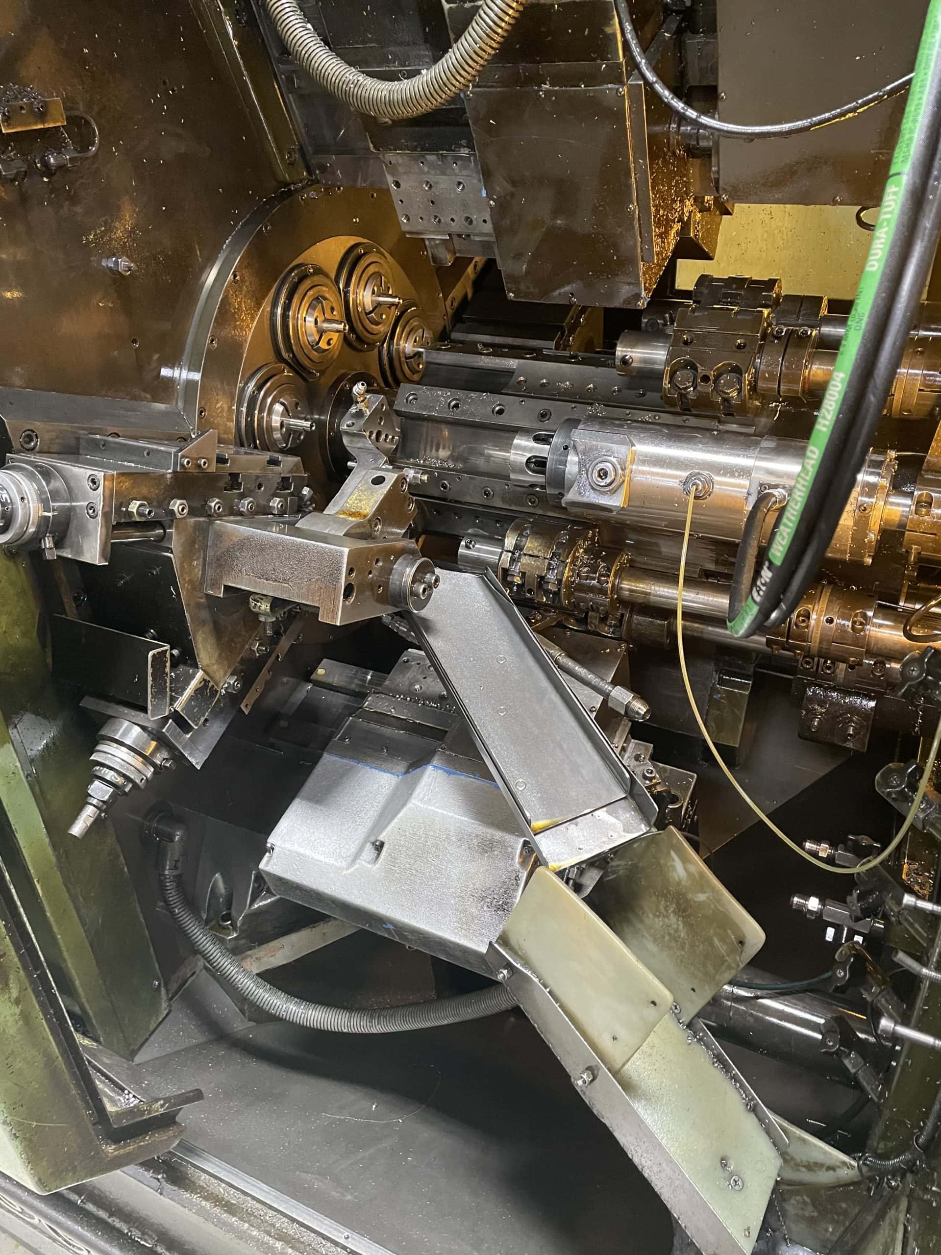 Schutte AF-32S-DNT CNC Multiple Spindle Lathe, 1995 - Siemens Control - Image 8