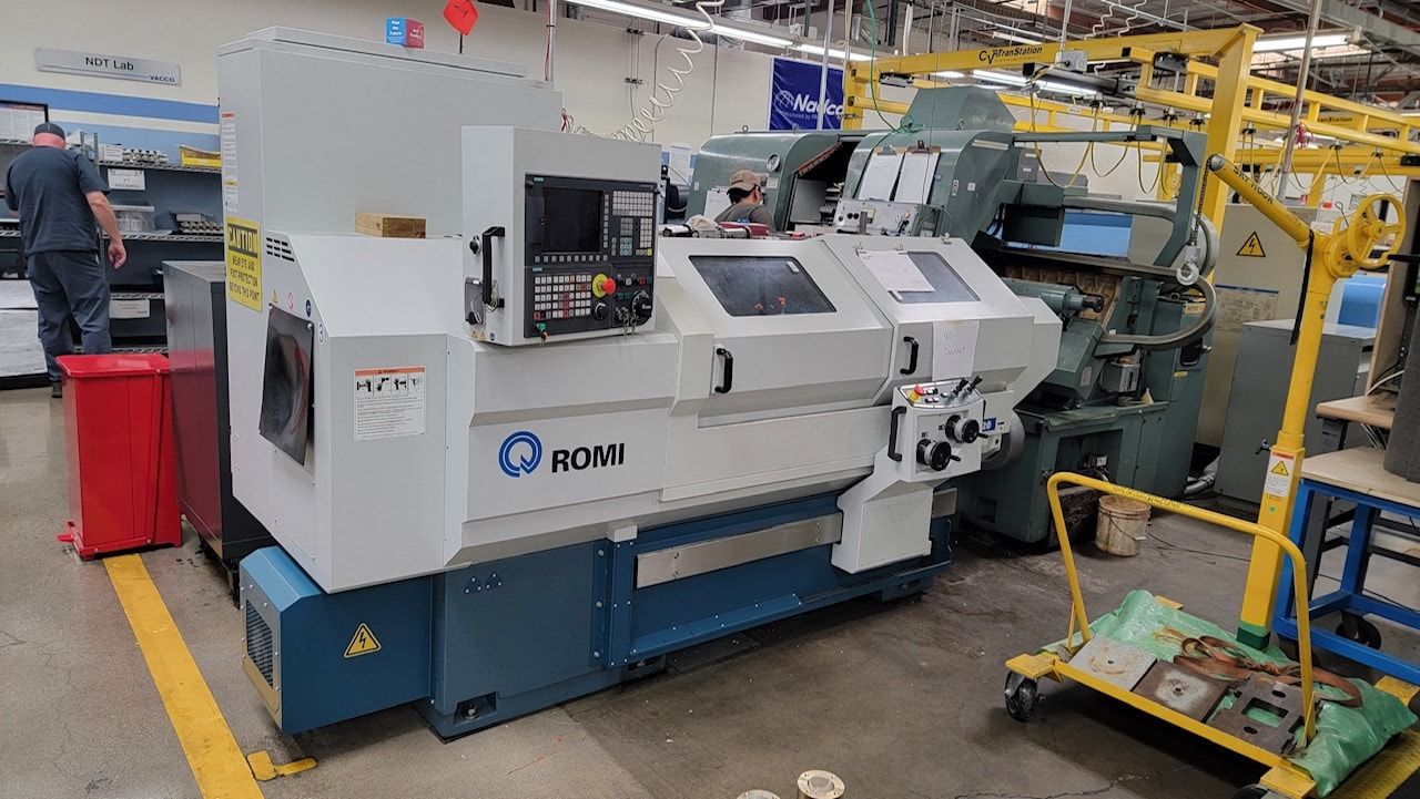 ROMI C-420 CNC Lathe, 2020 - Low Hours - Rigid Tap