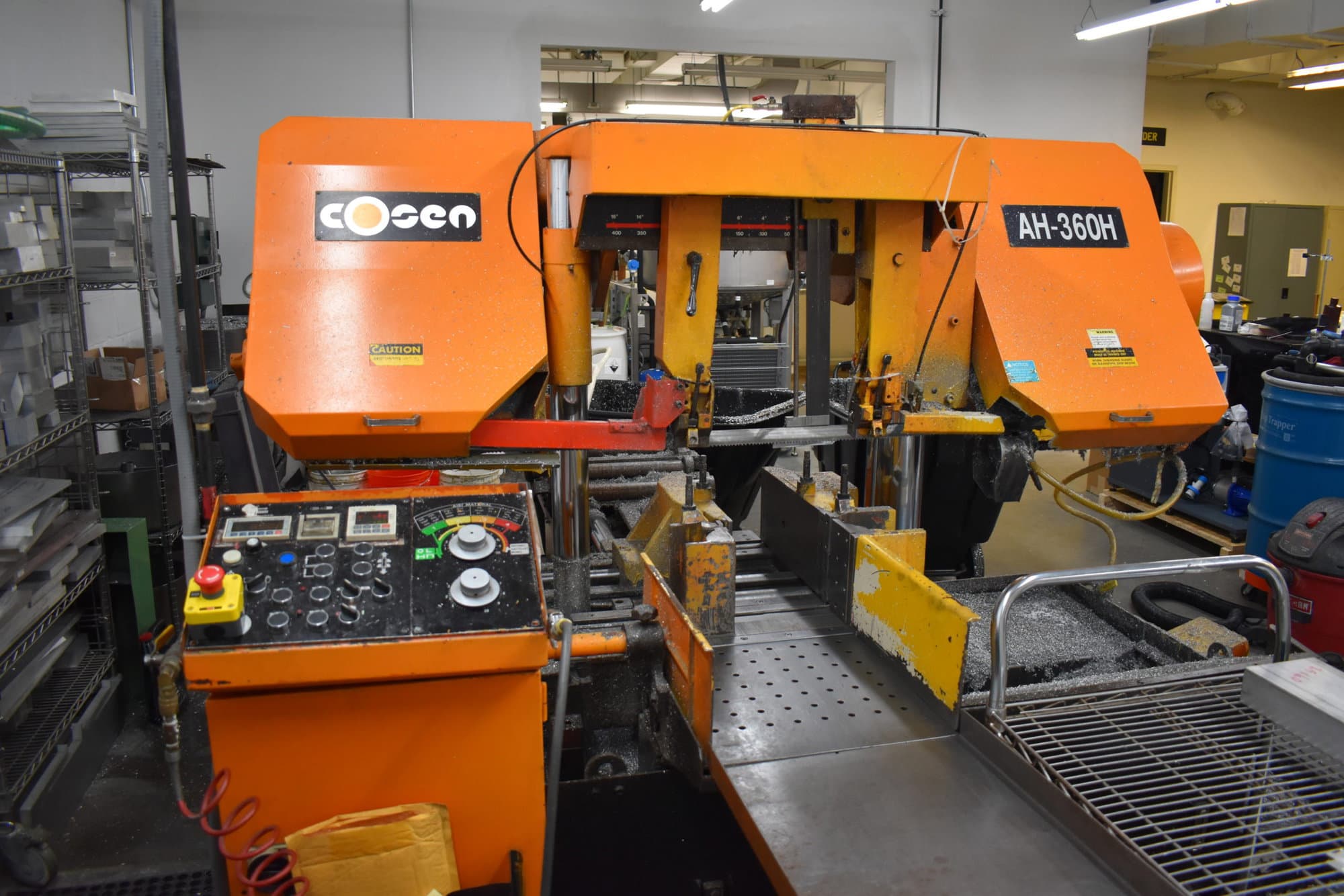 14" x 14" Cosen AH-360H Horizontal BandSaw- Very Clean