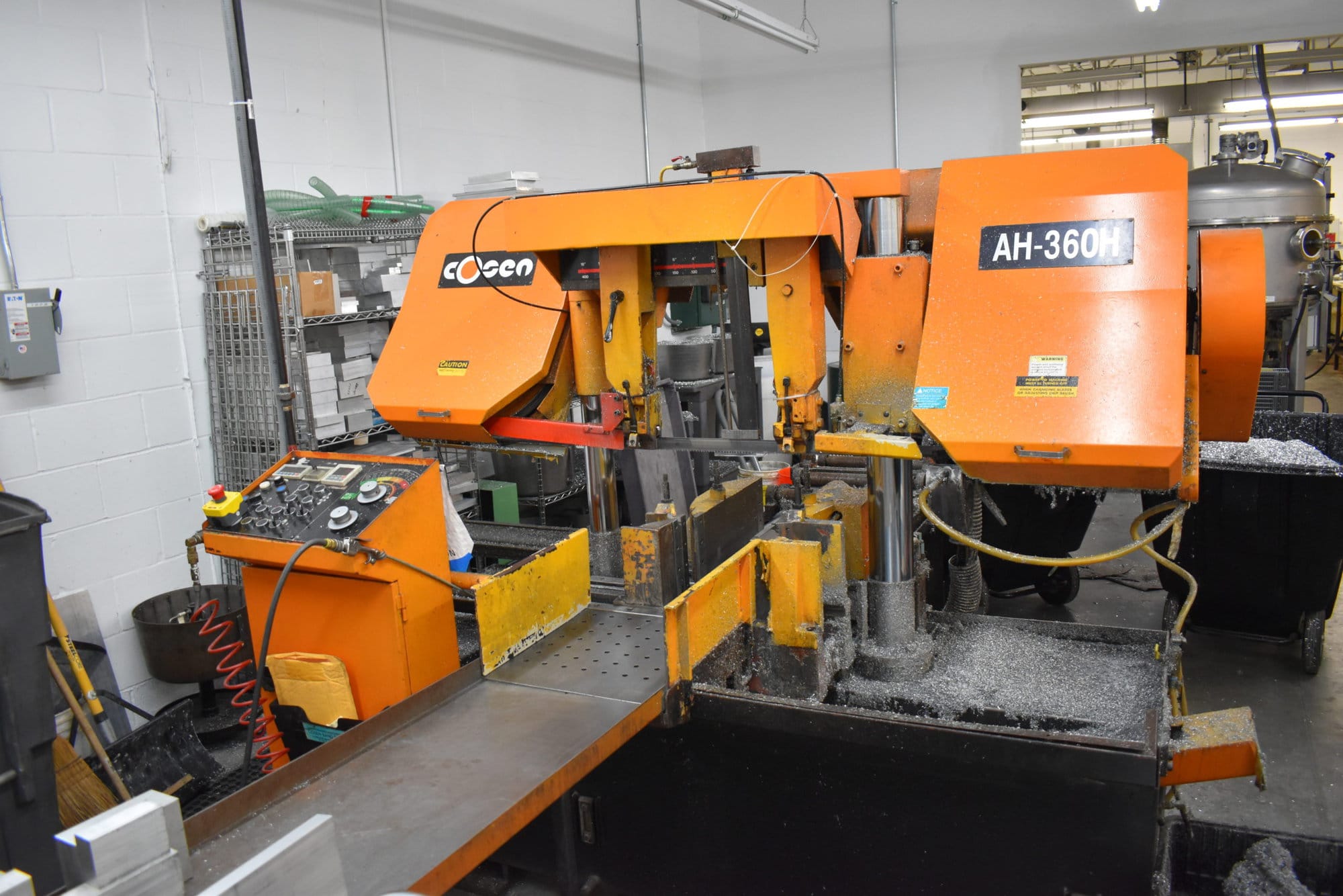 14" x 14" Cosen AH-360H Horizontal BandSaw- Very Clean - Image 3