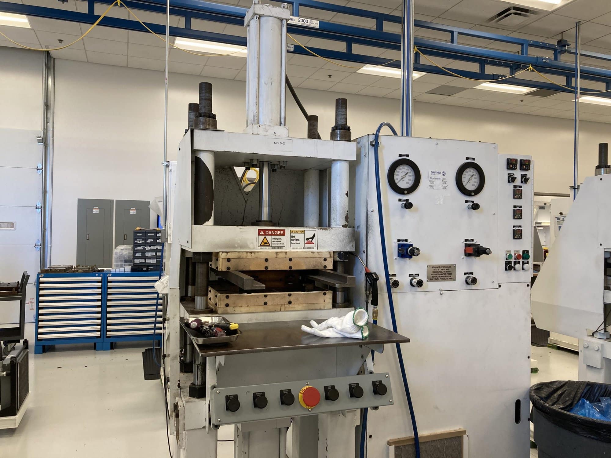 50 Ton Advanced Hydraulics Moulding Press 2011