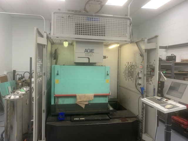 Agie Classic 3S Wire EDM, 2006-Auto Door, Auto Threading, .004 -.13 Wire Size