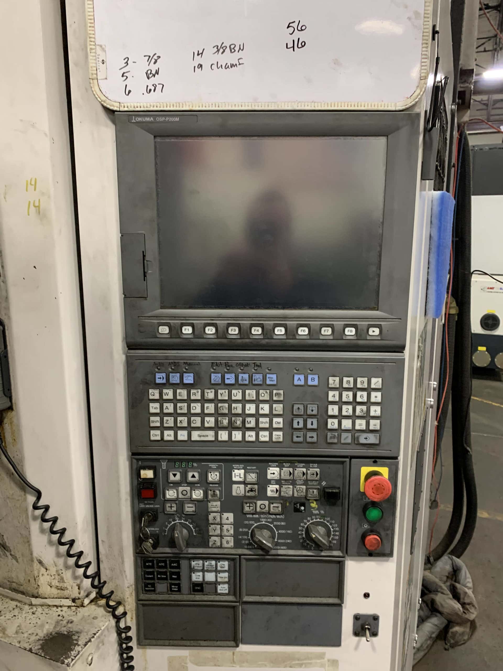 Okuma MA-500HB HMC, 2007-OSP P200, CAT50, 60 ATC, 4 Axis - Image 2