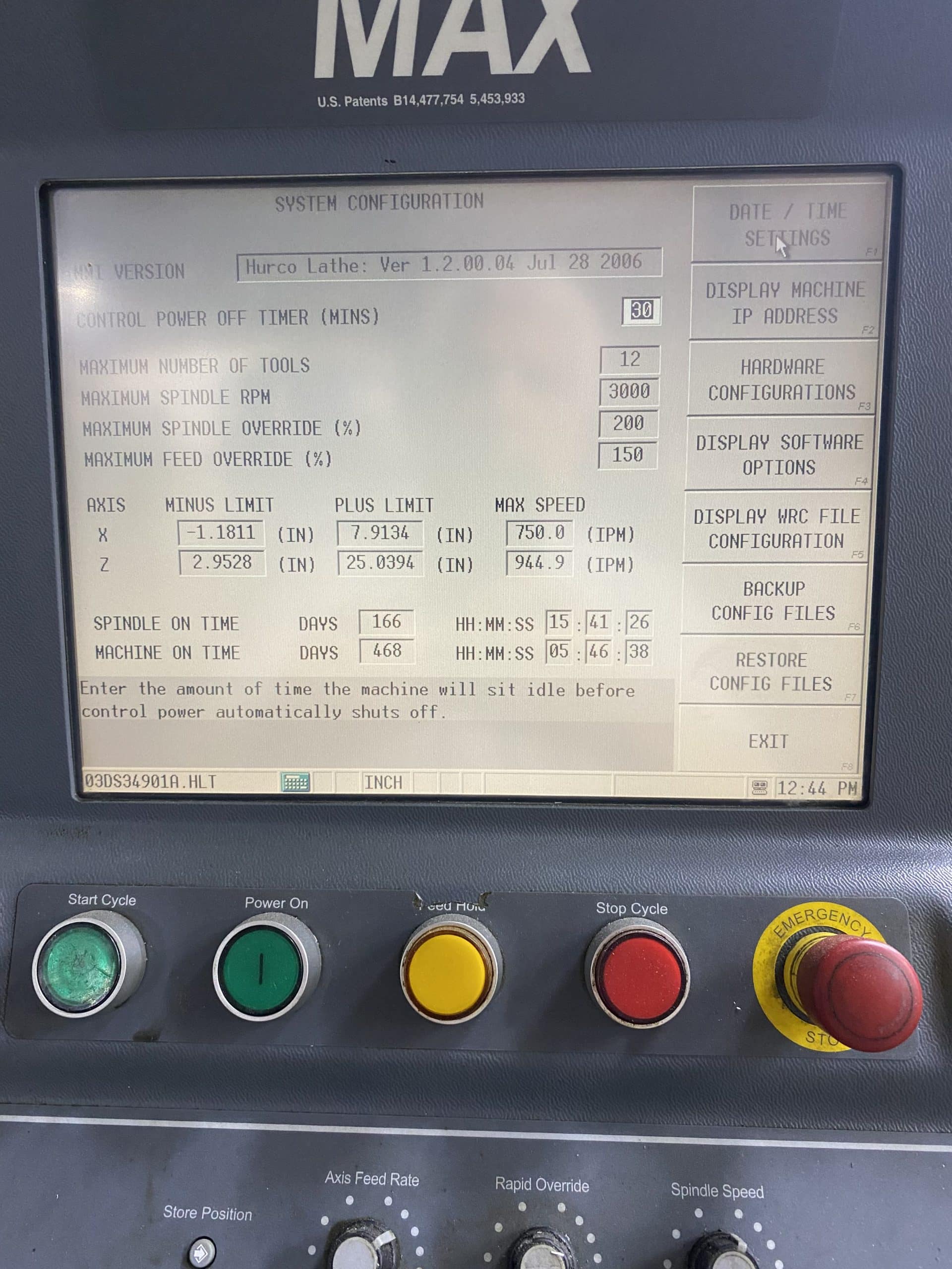 Hurco TM-10 CNC Lathe, 2005 - WinMax Control, Tailstock, Conveyor - Image 4