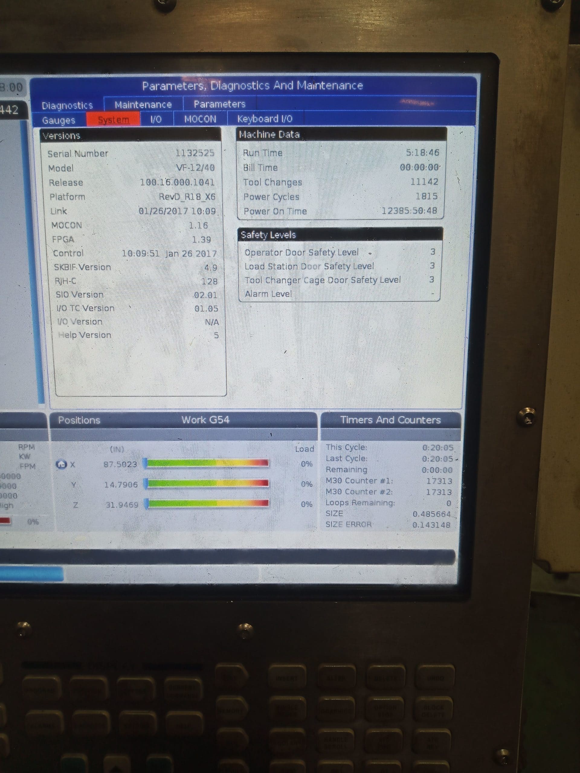 Haas VF-12/40 VMC, 2016 - 10K Spindle, TSC, Chip Auger, Available Immediately - Image 15