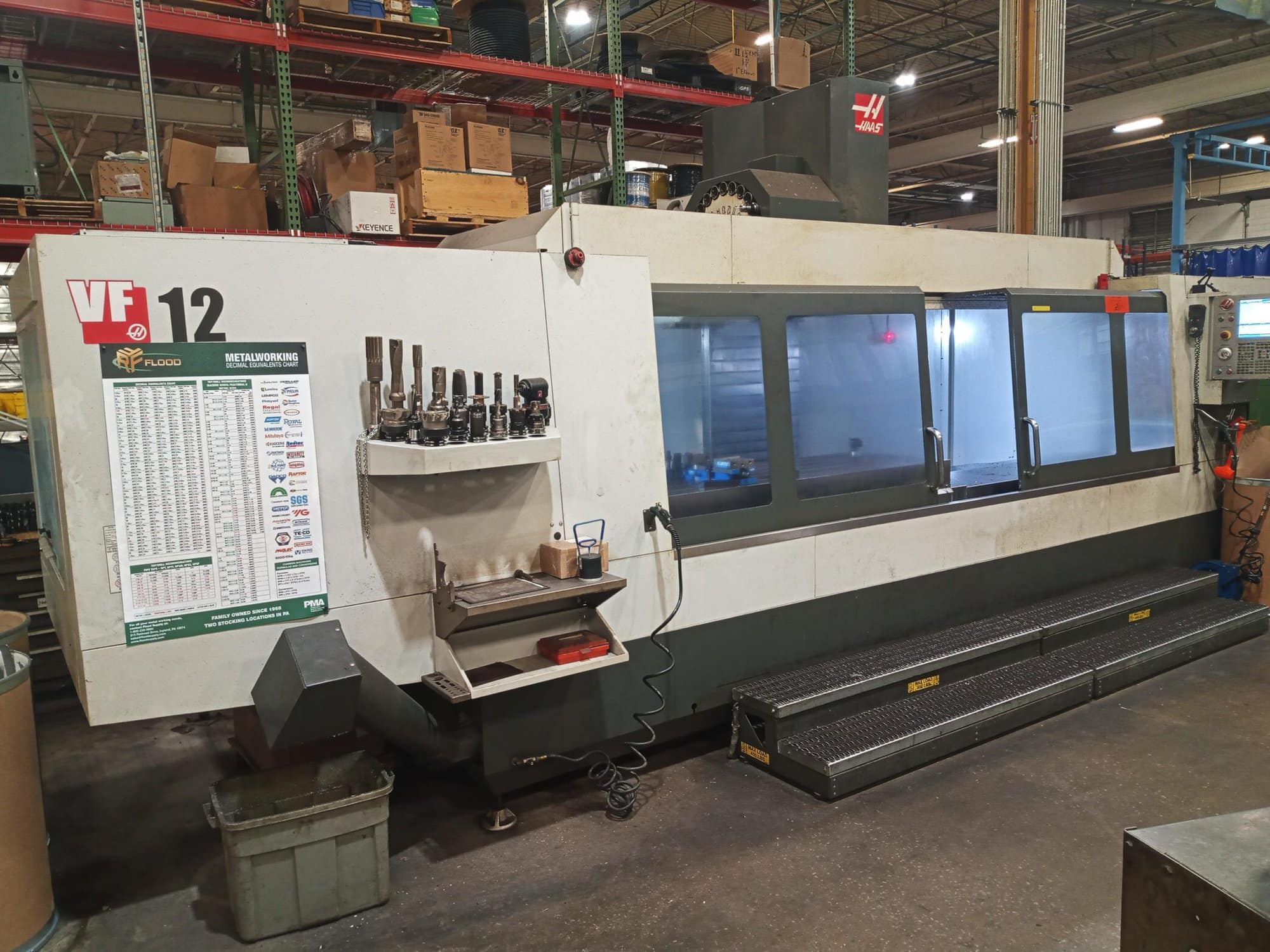 Haas VF-12/40 VMC, 2016 - 10K Spindle, TSC, Chip Auger, Available Immediately - Image 12