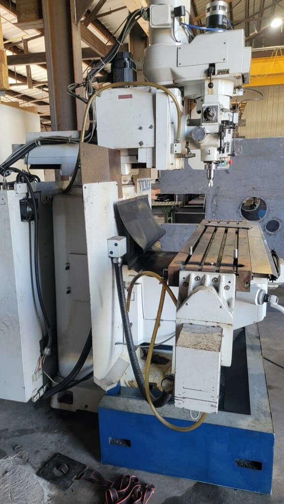 Milltronics Partner VKM3 Bed/Knee CNC Mill, 2006 - Under Power - Image 4
