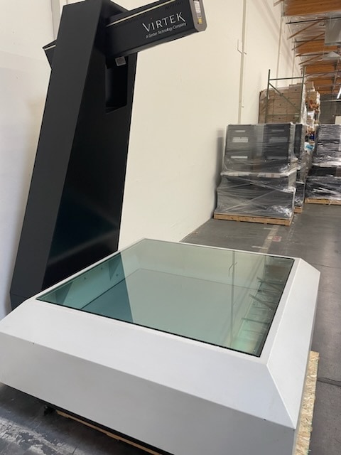 48" x 48" Virtek QC AFM 1200 Laser Inspection, 2018-Automated Calibration, Computer, Monitor, Printer, Merged Scan Feature, Computer Cabinet - Image 5