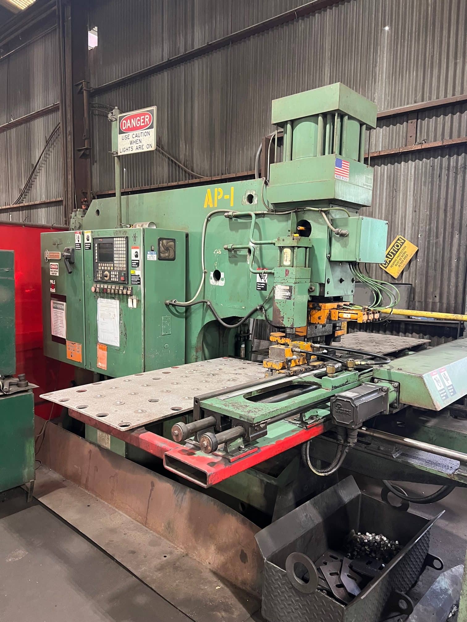 170 Ton Peddinghaus Plate Duplicator F1170/B Single End CNC Punch, 2002