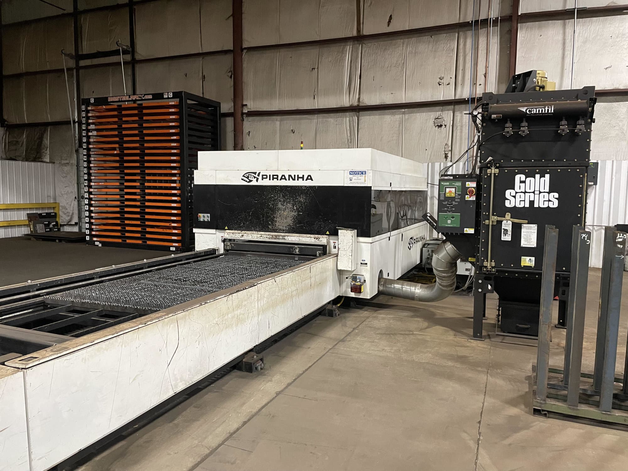 1,500 Watt Piranha L510 Fiber Laser, 2017 - 5' x 10' Table