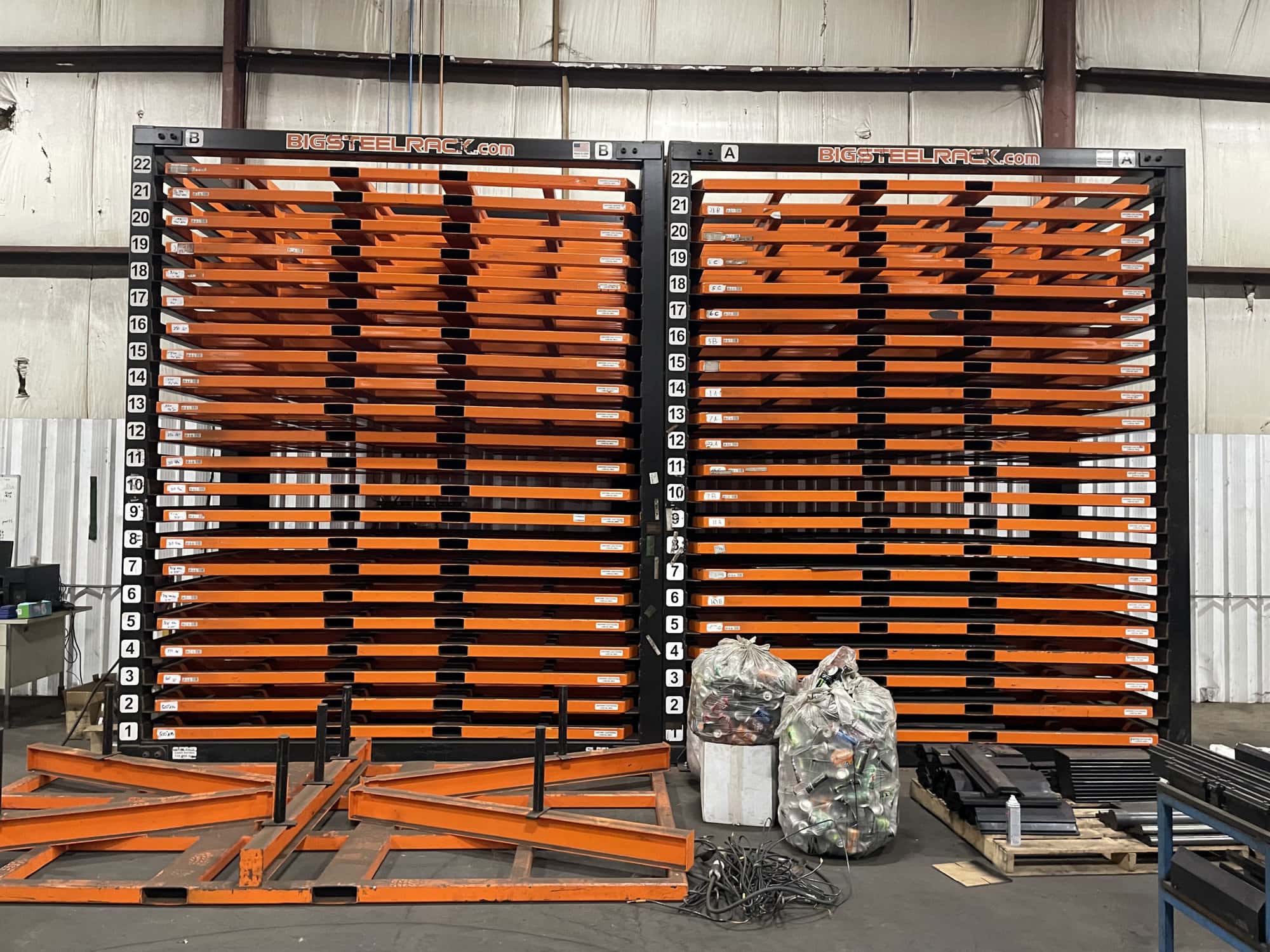 Big Steel Racking 22 Pallet System, 2018 - 10'6" x 5'6" Pallets