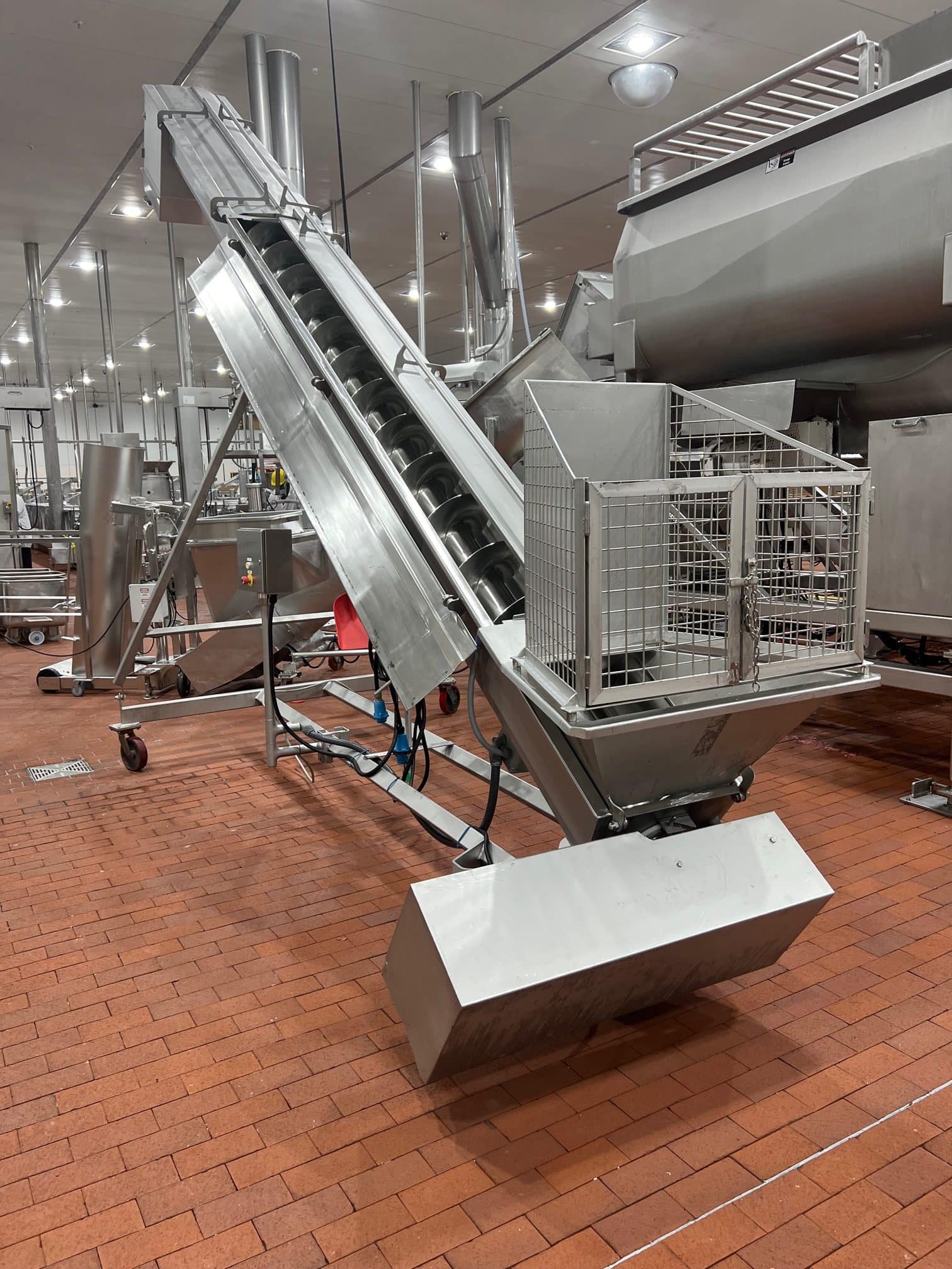 20' Weiler Screw Conveyor 16SC with Hopper, 2014