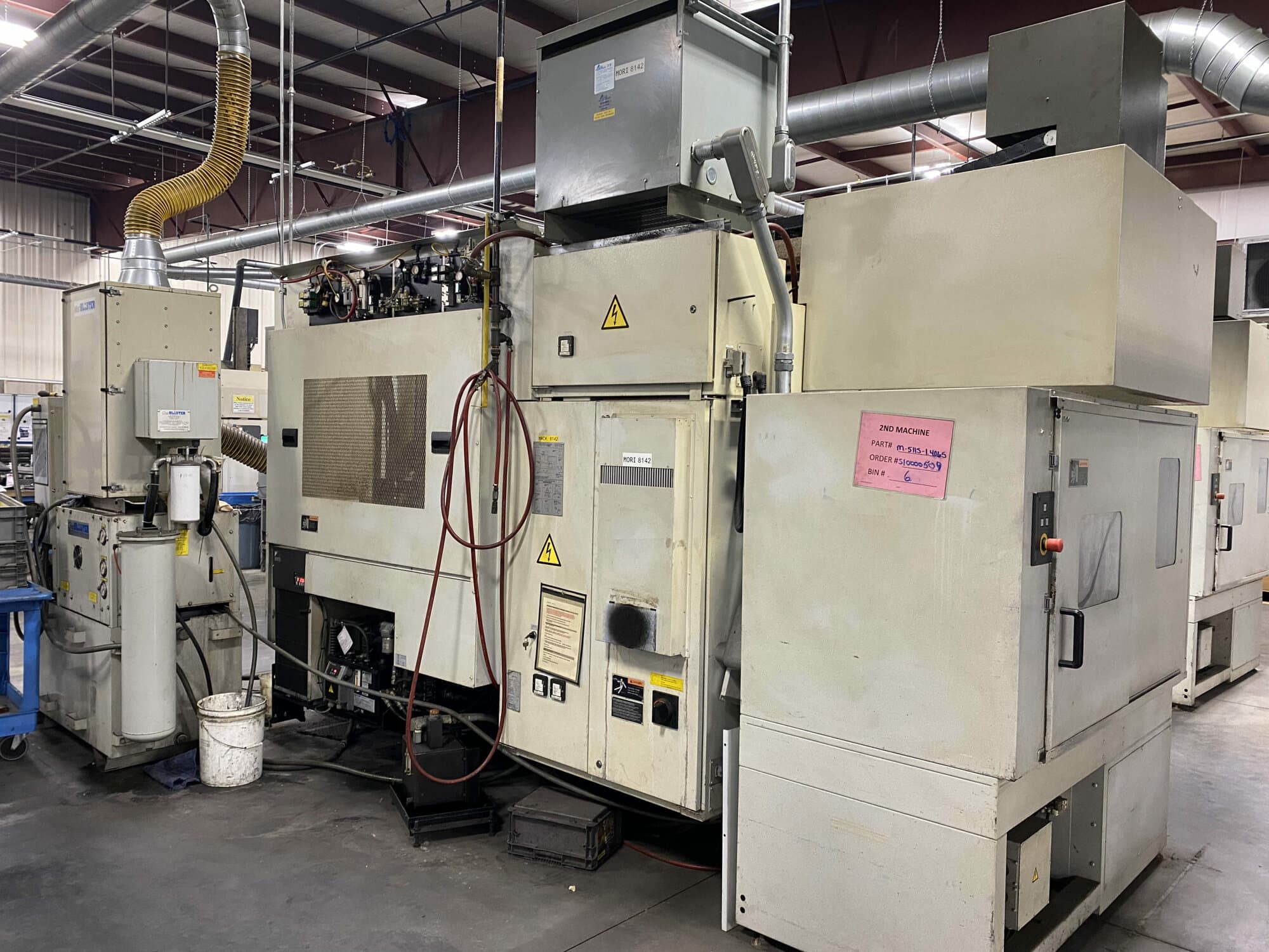 Mori Seiki NL2500SMC/700 CNC Lathe, 2011- sub spindle, live tooling, mist blaster, chip blaster, work stocker, gantry loader, available immediately - Image 2