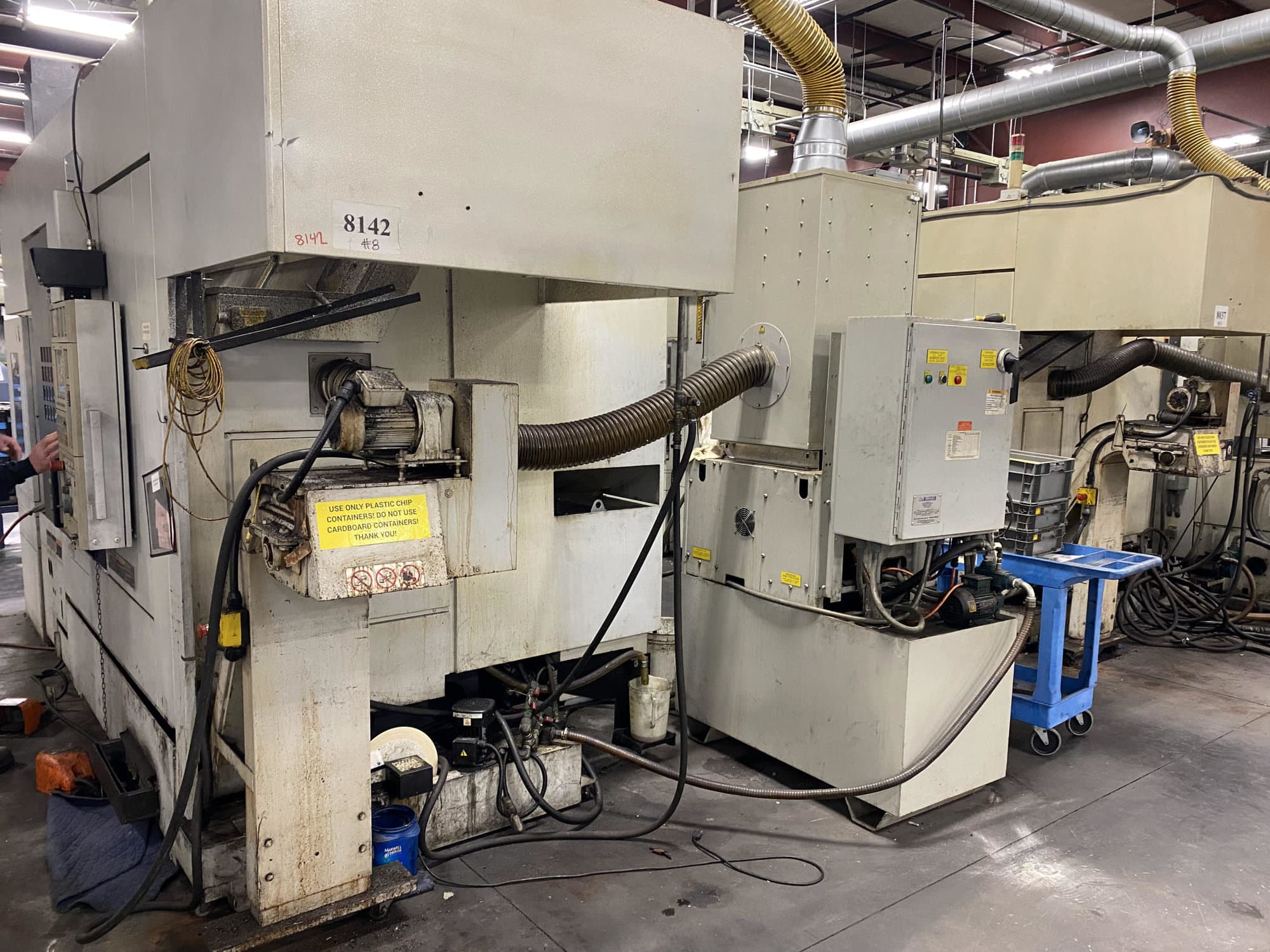 Mori Seiki NL2500SMC/700 CNC Lathe, 2011- sub spindle, live tooling, mist blaster, chip blaster, work stocker, gantry loader, available immediately - Image 4