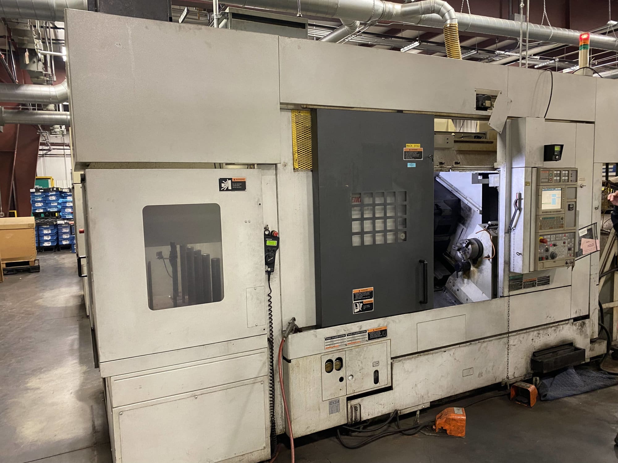 Mori Seiki NL2500SMC/700 CNC Lathe, 2011- sub spindle, live tooling, mist blaster, chip blaster, work stocker, gantry loader, available immediately - Image 11