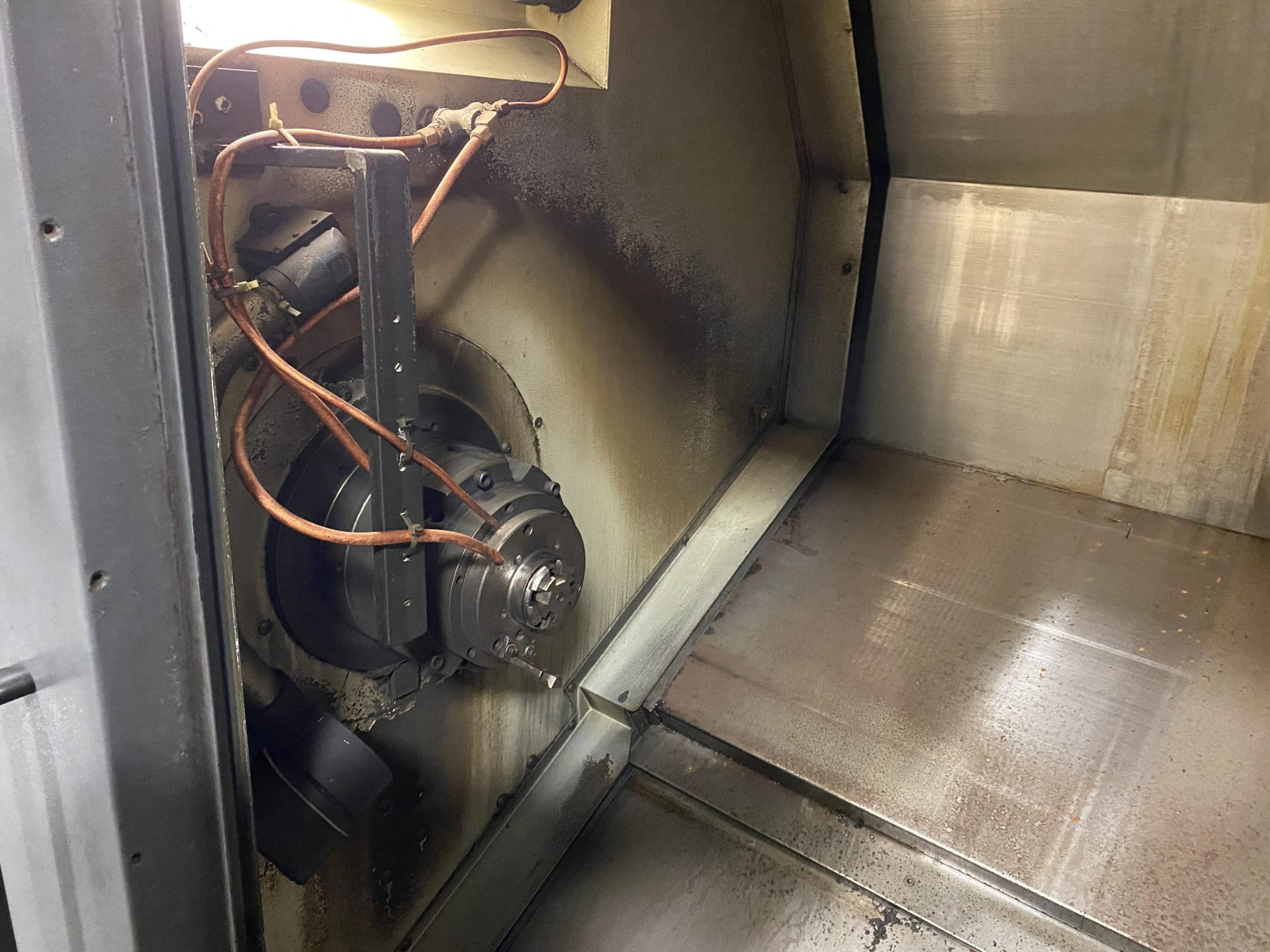 Mori Seiki NL2500MC/700 CNC Lathe, 2007/2- live tooling, mist blaster, chip blaster, work stocker, gantry loader, available immediately - Image 6