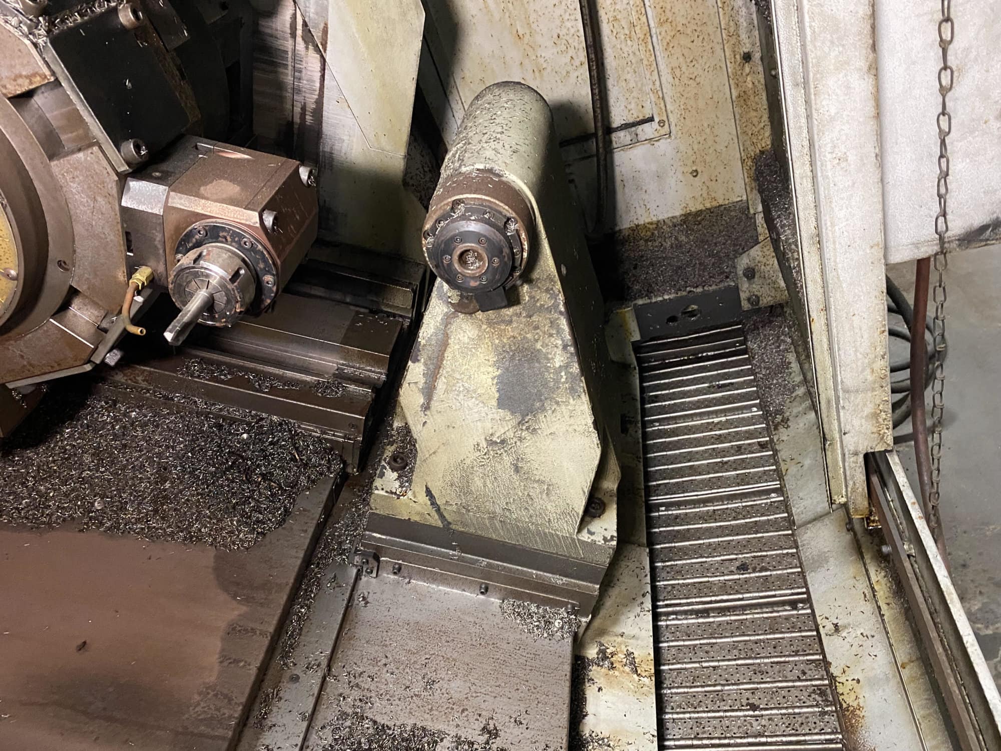 Mori Seiki NL2500MC/700 CNC Lathe, 2007/1- live tooling, mist blaster, chip blaster, work stocker, gantry loader, available immediately - Image 8