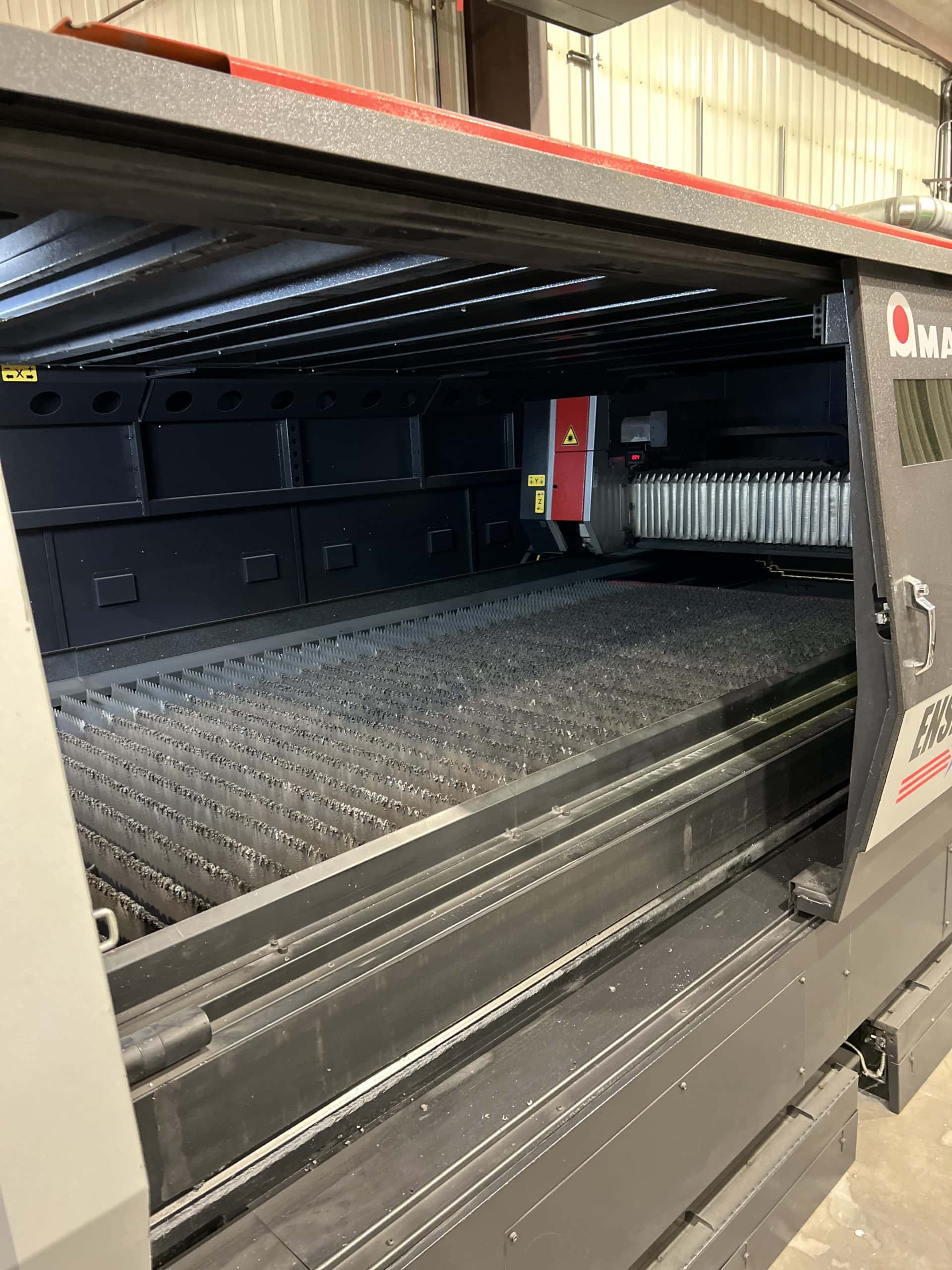 2000 Watt Amada Ensis 3015AJ Fiber Laser, 2017-5'x10' table w/AMS3015CL Automation - Image 8