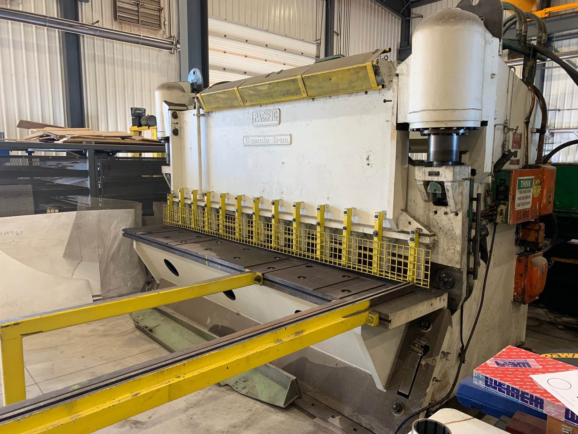3/4" x 12' Pacific 500-HD-12 Hydraulic Shear - Image 4