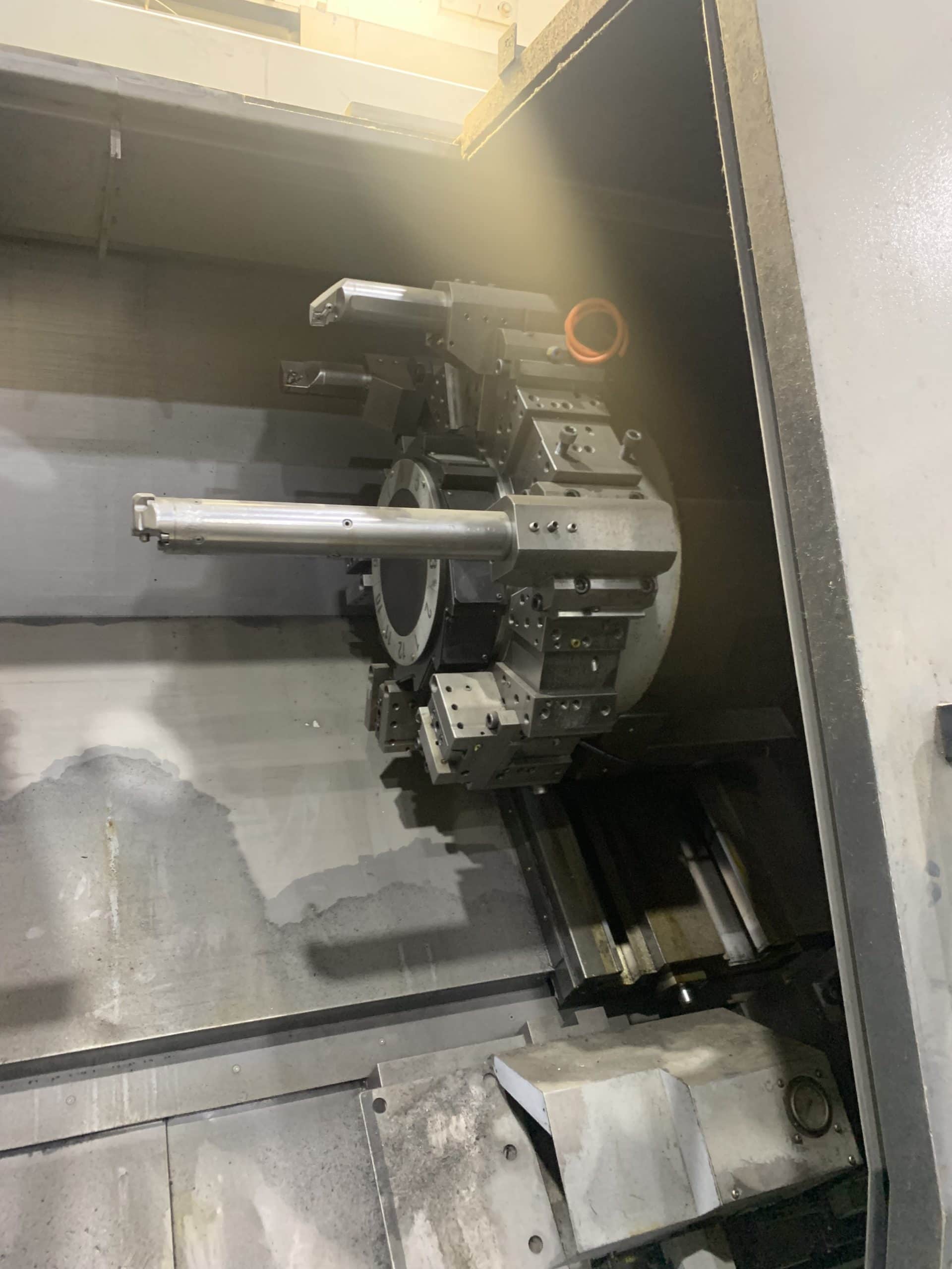 AccuWay UT-400LX CNC Lathe, 2012- 8" spindle bore, Chip Conveyor, Tailstock - Image 3