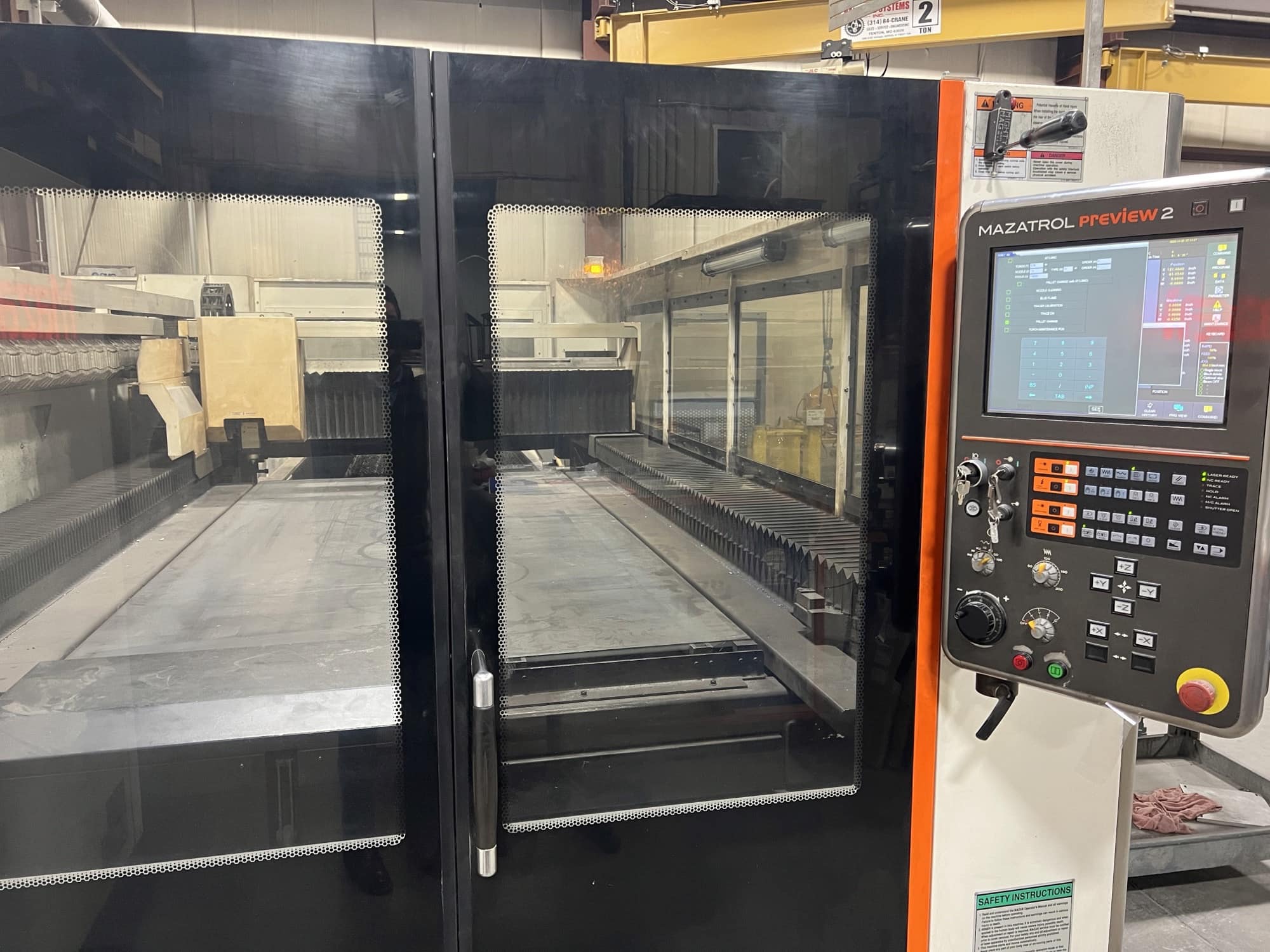 4,000 Watt Mazak Optiplex 3015 CO2 Laser, 2013- 5' x 10' Table - Image 4