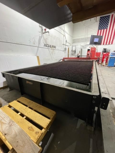 8' x 20' Torchmate 4 , 2005 - Hypertherm 85, Included Air Engraver, Cabinet and Remote Display