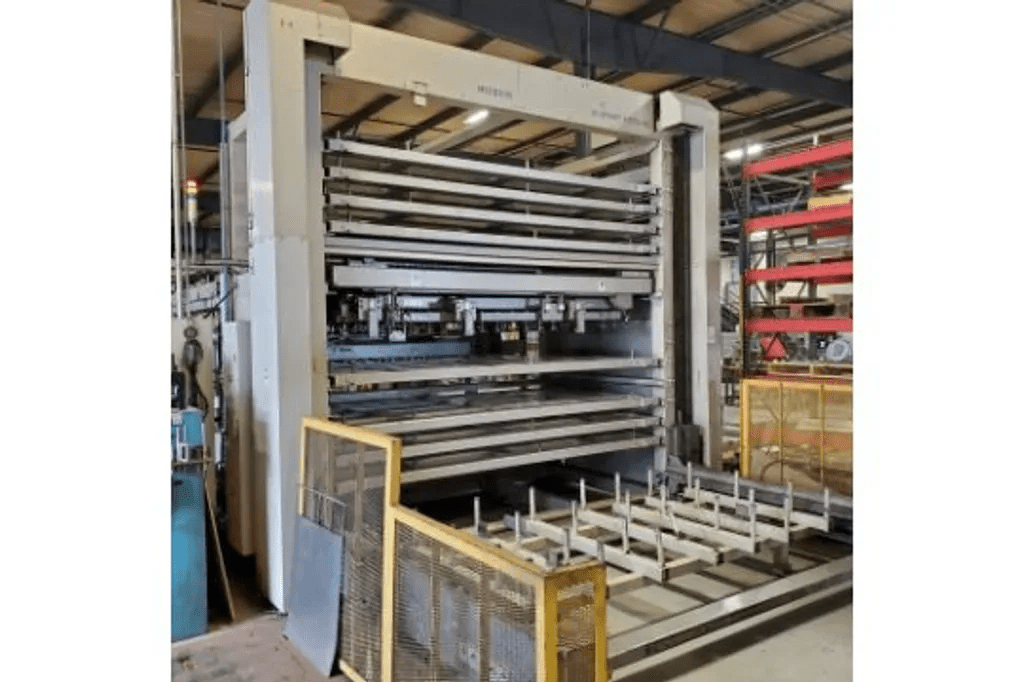 5' x 10' Mitsubishi Auto-FlexMS HP 2 Laser Layout Automation System, With 12-Shelf Tower, 2007- MSC III 3015