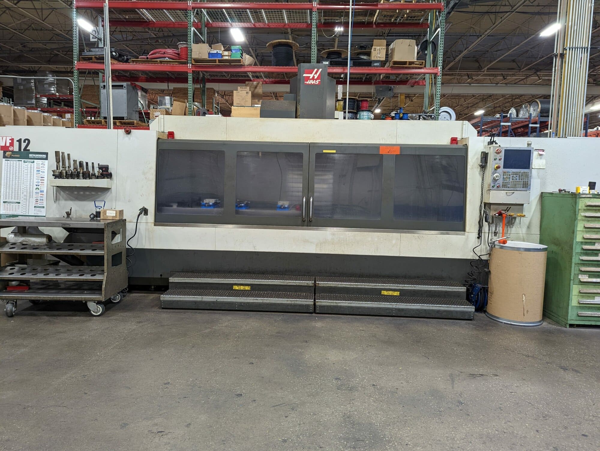 Haas VF-12/40 VMC, 2016 - 10K Spindle, TSC, Chip Auger, Available Immediately