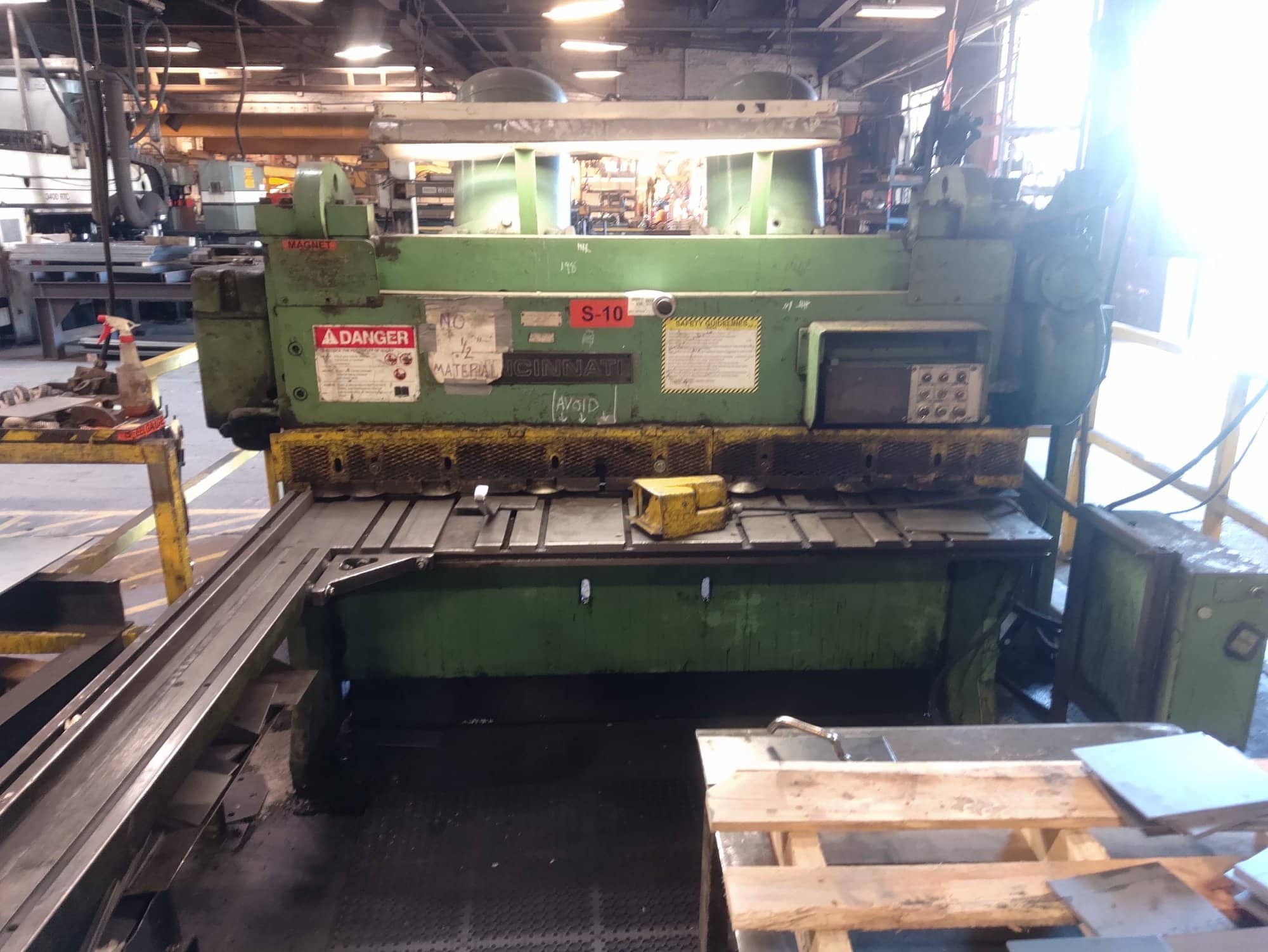 3/8" x 6' Cincinnati 1806G Mechanical Shear, 2000