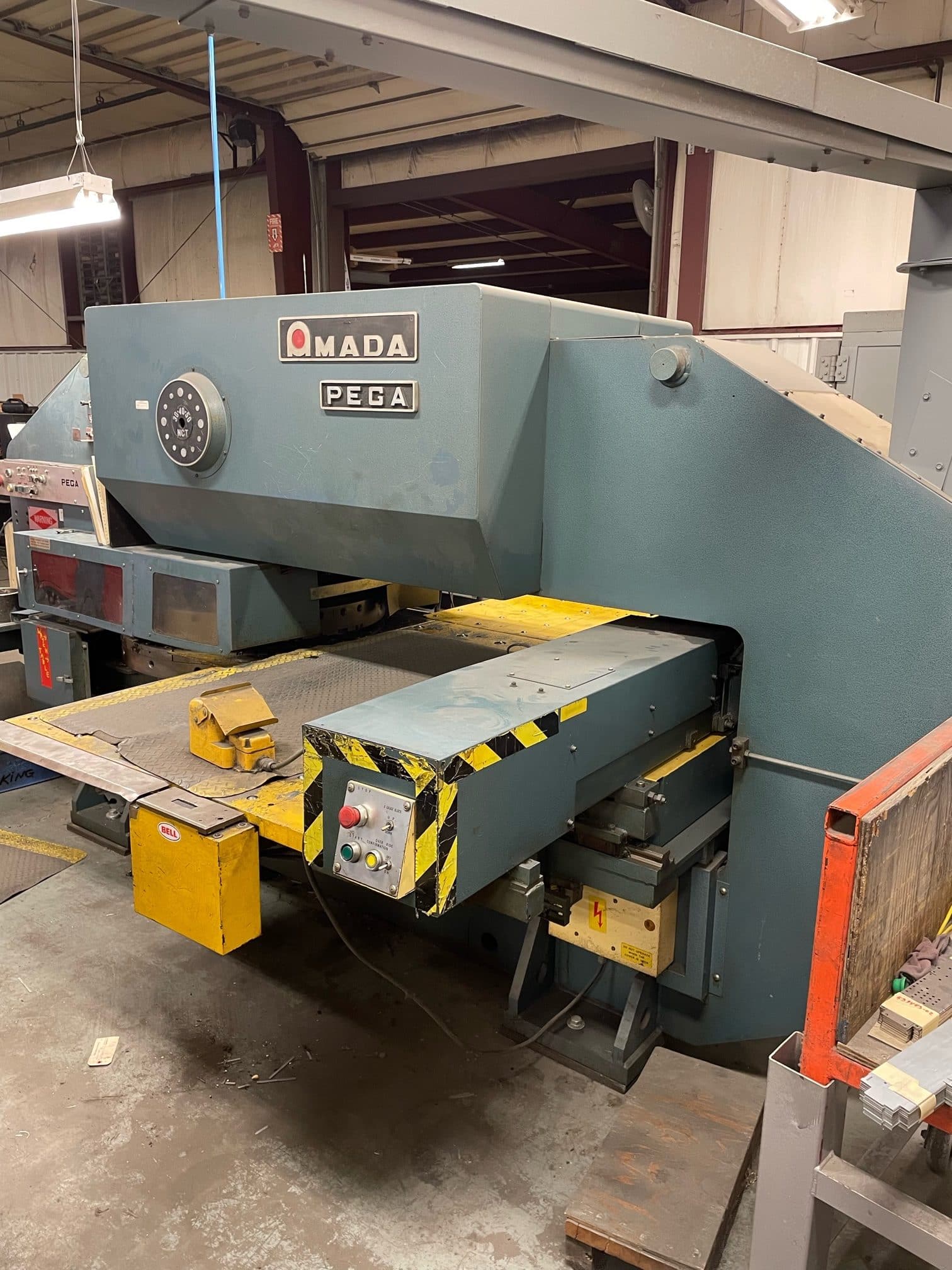 30 Ton Amada Pega 304050 Turret Punch Press, 1986