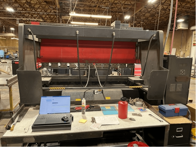 88 Ton x 8' Amada FBD 8025NT CNC Press Brake, 2000- Wilson Express Punch Clamps - Image 4