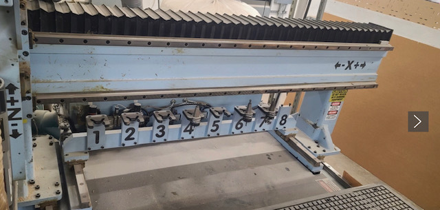 5' x 10' DMS 3B5i-5-10-10XCLXX CNC Router, 2011 - Automatic Tool Changer, Tool Rack, Vacuum Pump Zephyr - Image 2