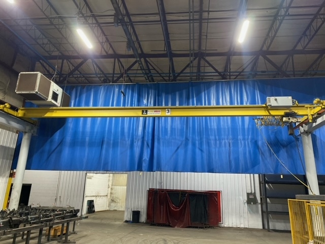 Overhead Weld Curtain 15' Sections, Roller and Track - 2018 - Image 4
