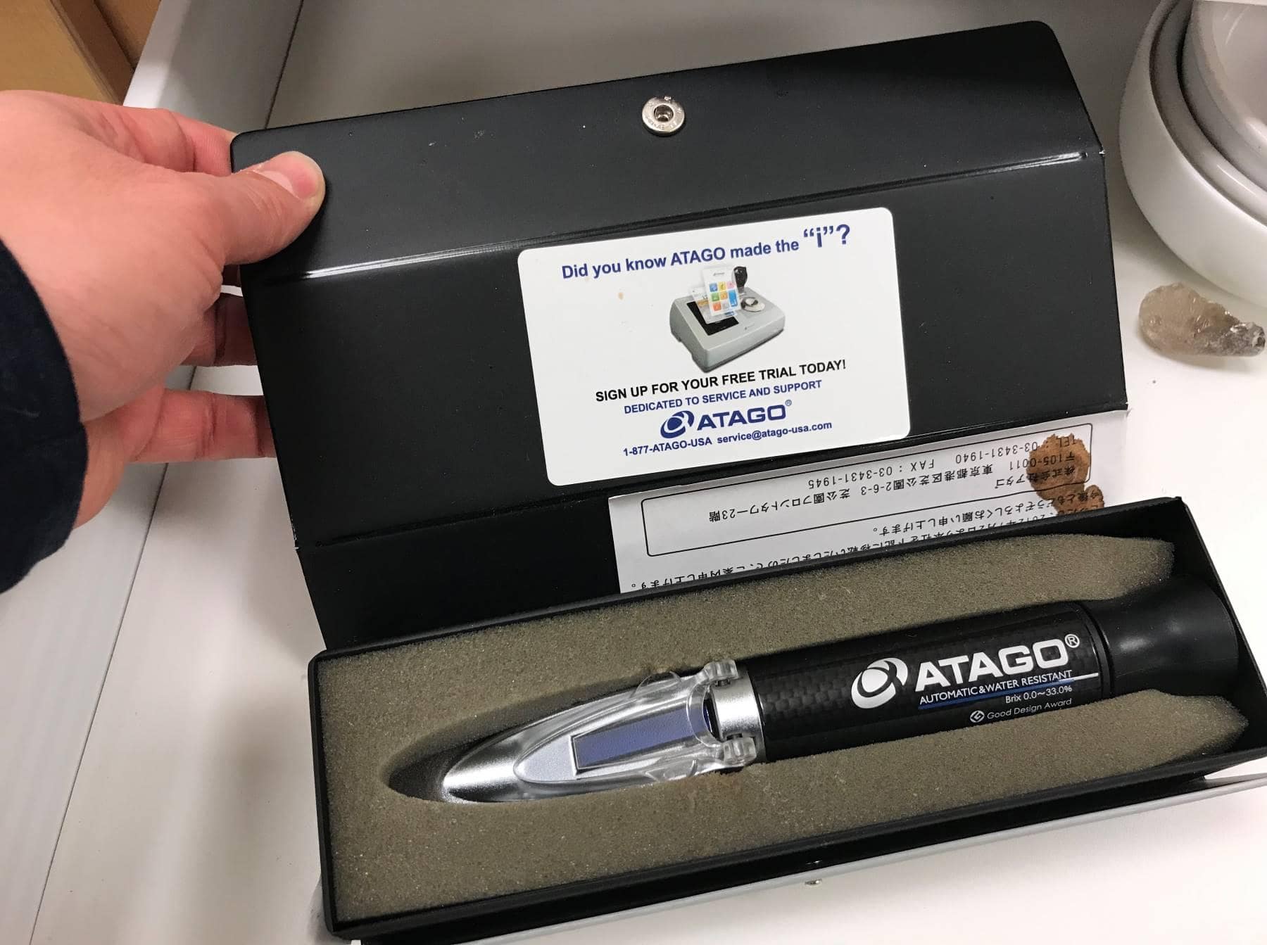ATAGO Palette Series Digital Refractometer PR-201α And Hand-held Refractometer - Image 2