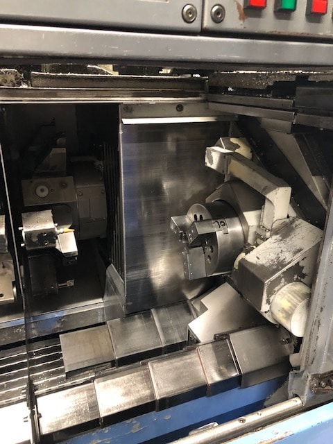 Mazak Multiplex 6200 CNC Lathe, 2000- Gantry, 8" chucks, C axis , live Tooling - Image 6