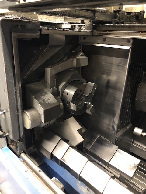 Mazak Multiplex 6200 CNC Lathe, 2000- Gantry, 8" chucks, C axis , live Tooling - Image 5