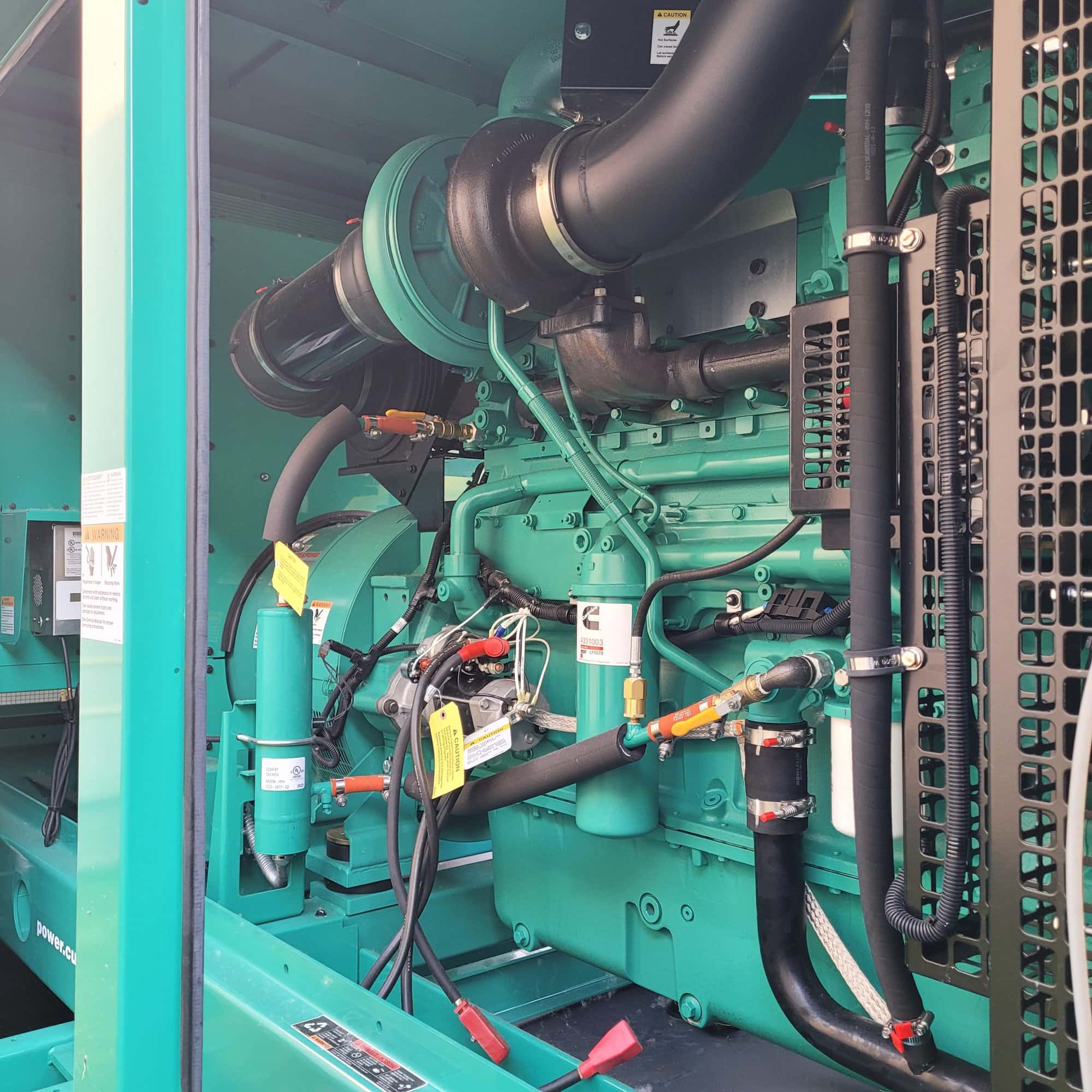 Cummins DFEK 2190288 Diesel Generator, 2021 - Never used Transfer Switch, Zero Hours - Image 3