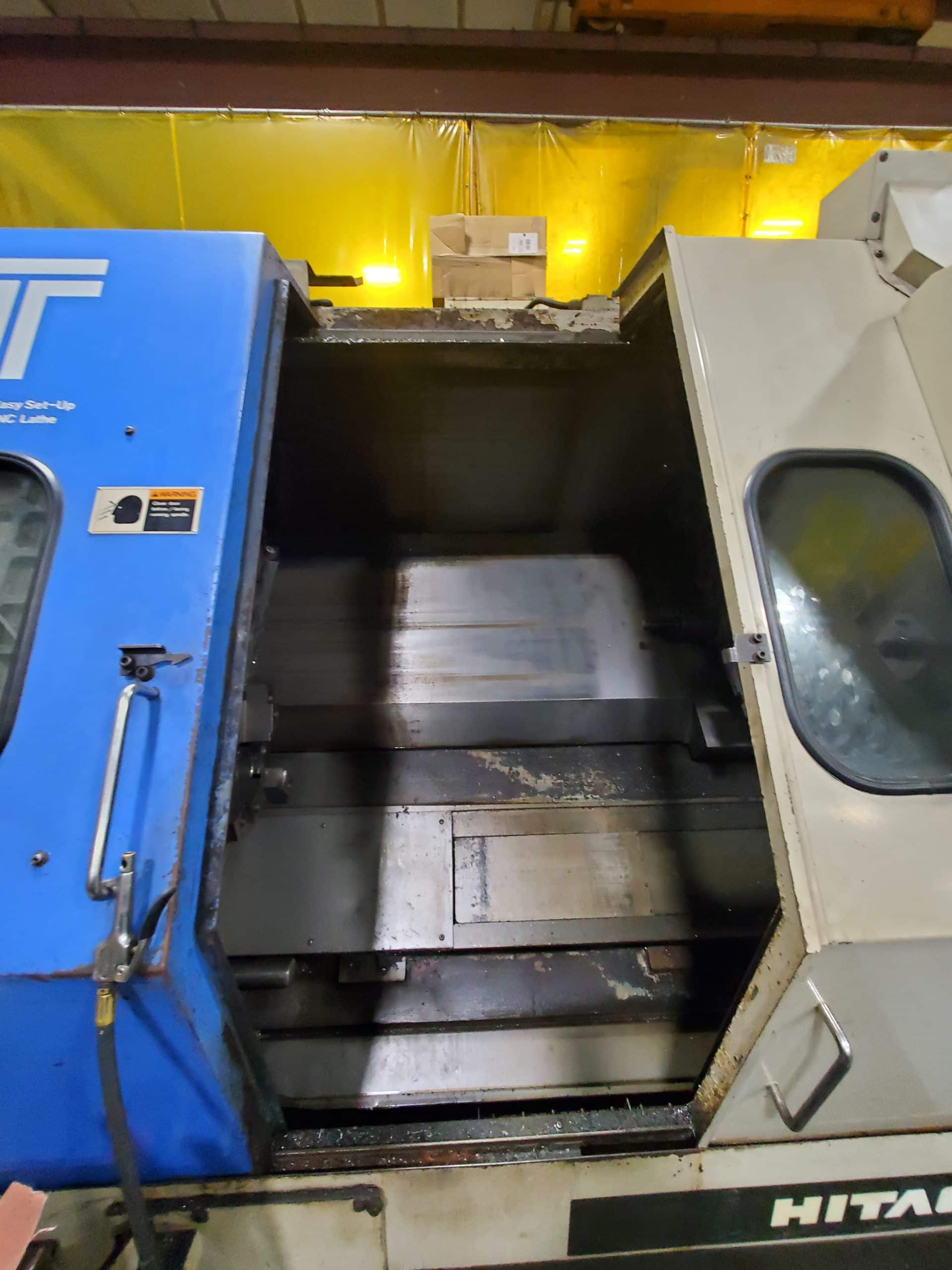 Hitachi Seiki HT25S CNC Lathe, 1995 - Tailstock, MistBuster, Chip Conveyor - Image 2