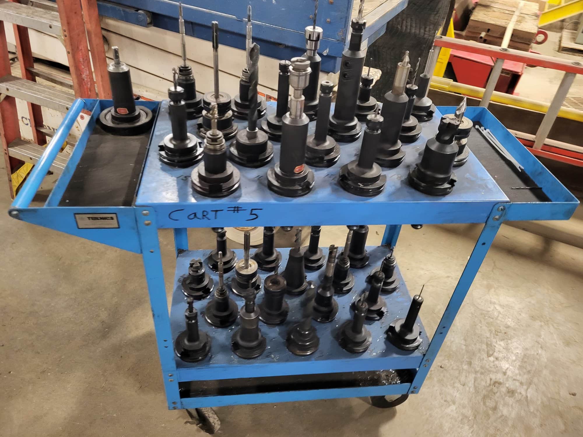 CAT 50 Tool Holders with 3 Tool Carts - Image 7