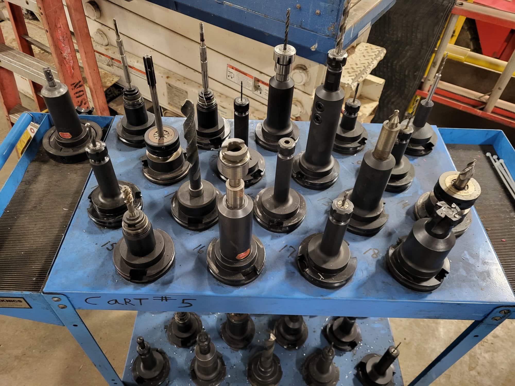 CAT 50 Tool Holders with 3 Tool Carts - Image 11
