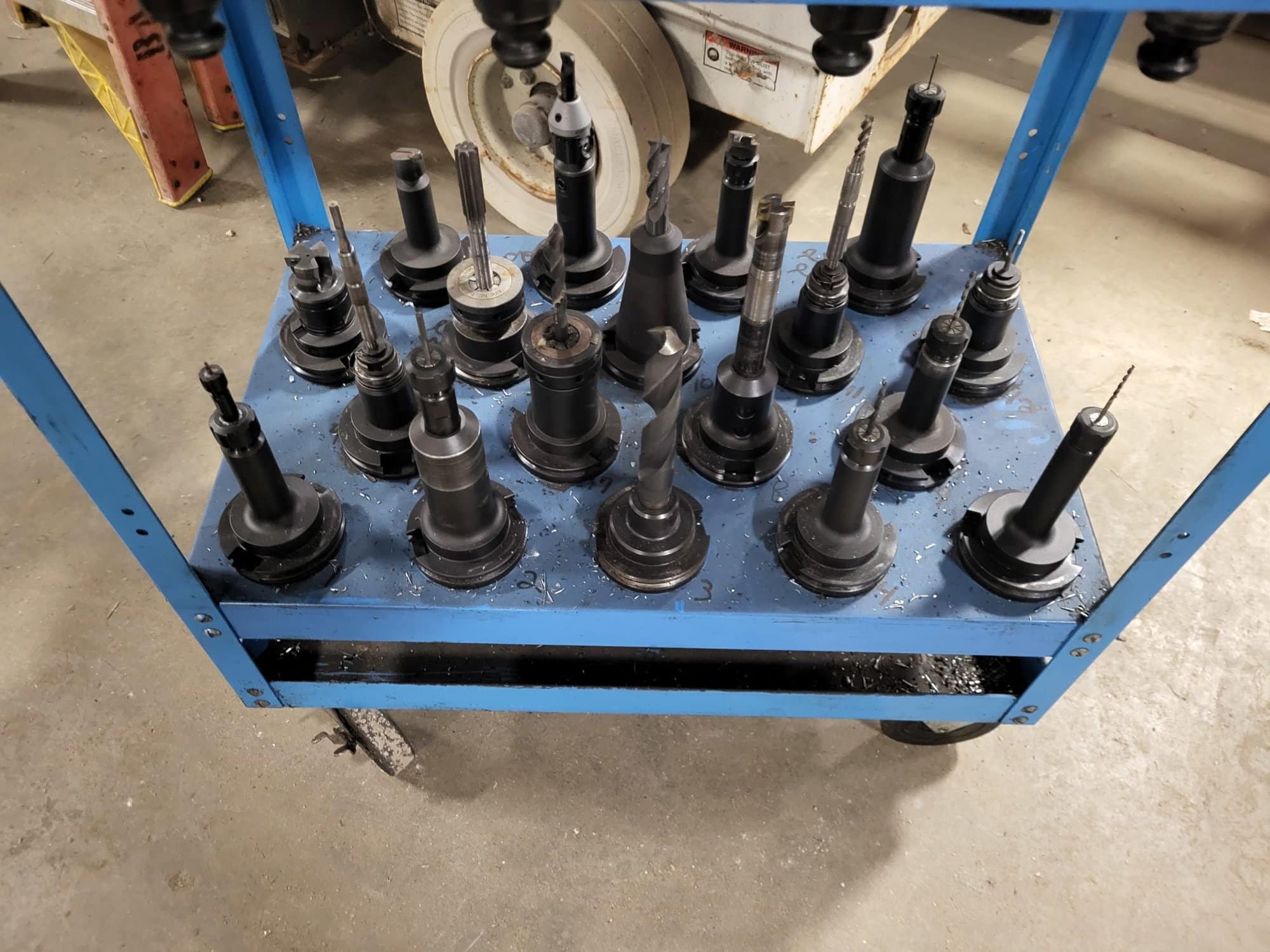 CAT 50 Tool Holders with 3 Tool Carts - Image 10