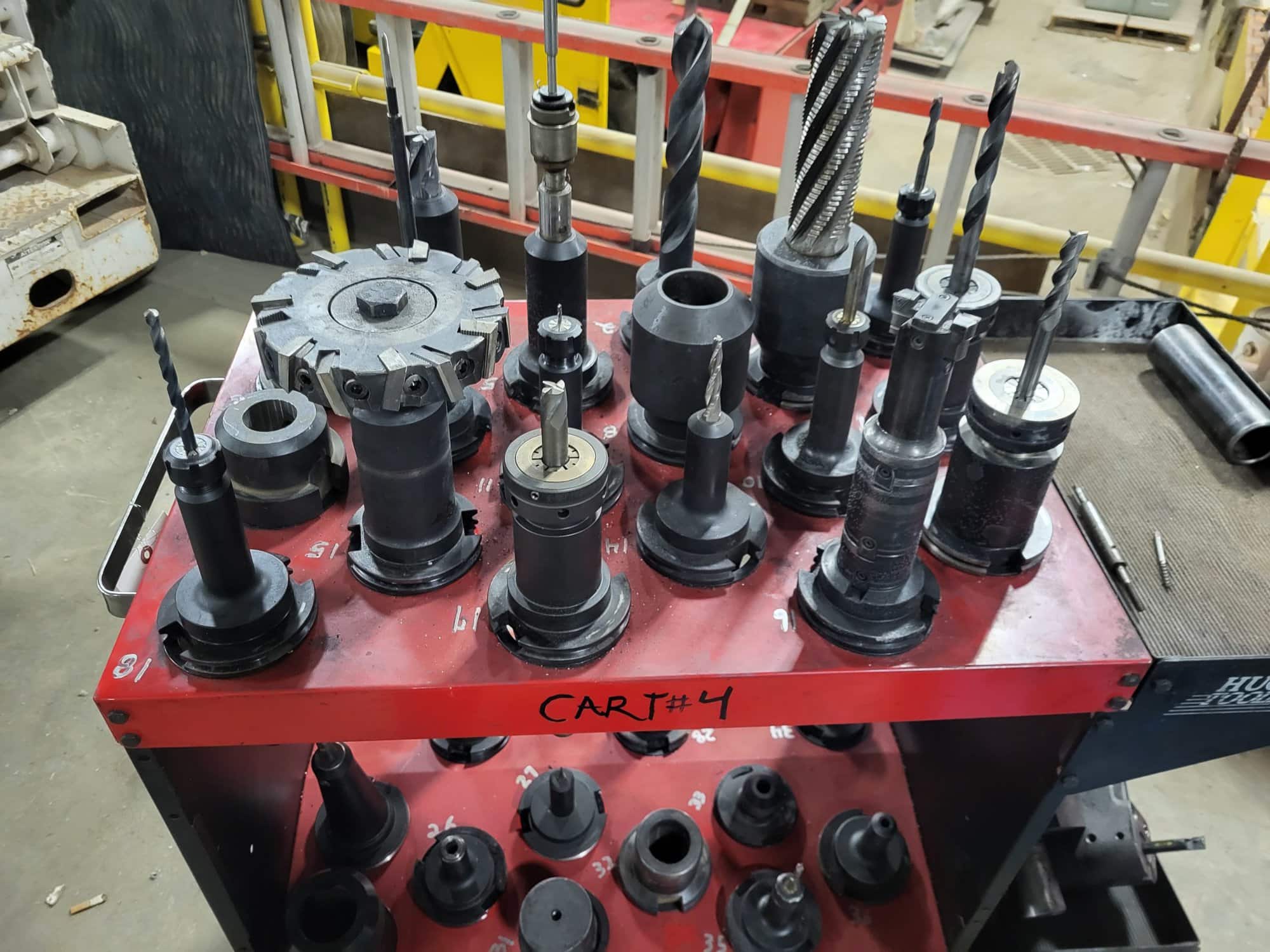 CAT 50 Tool Holders with 3 Tool Carts - Image 3