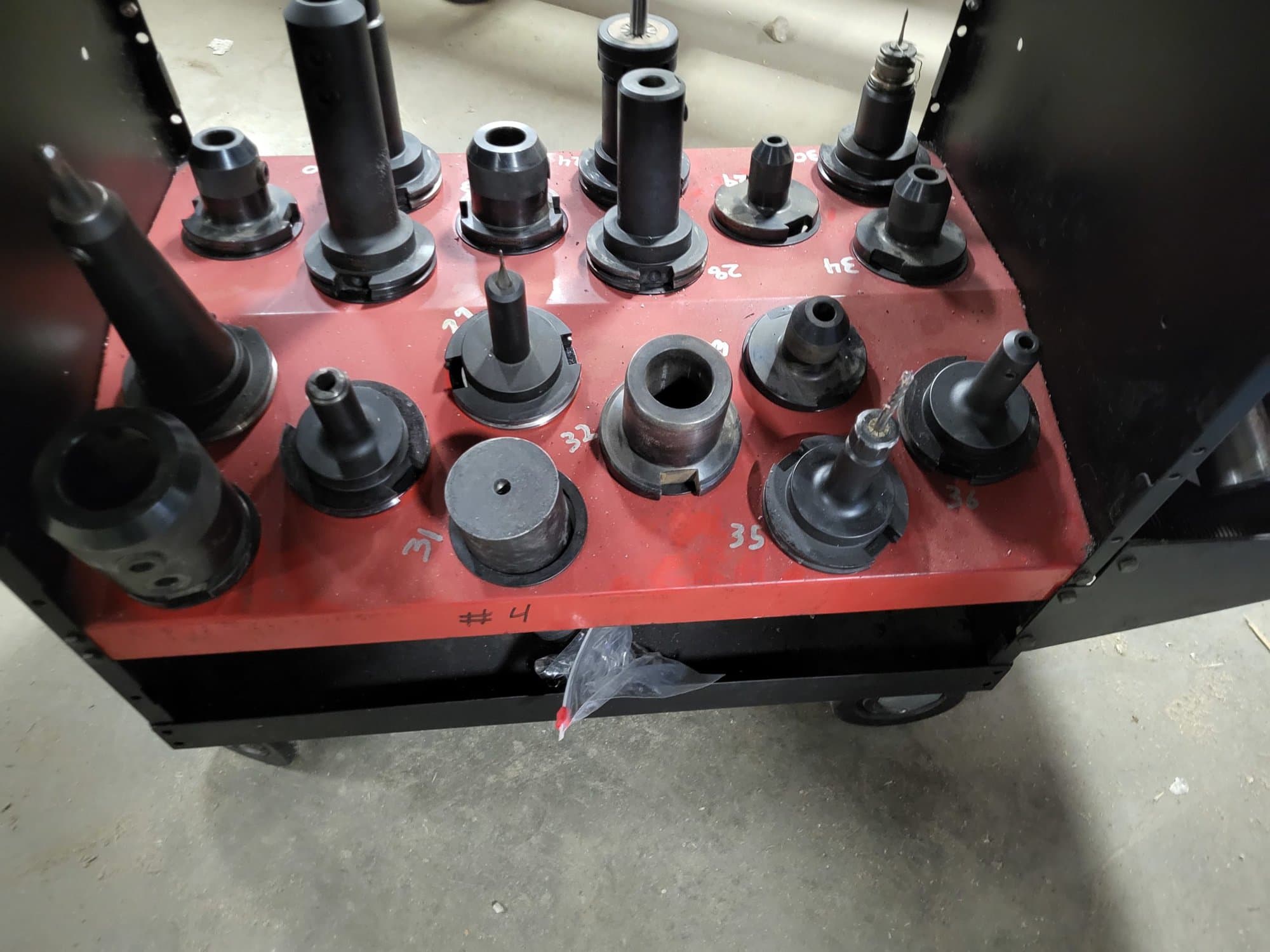 CAT 50 Tool Holders with 3 Tool Carts - Image 4