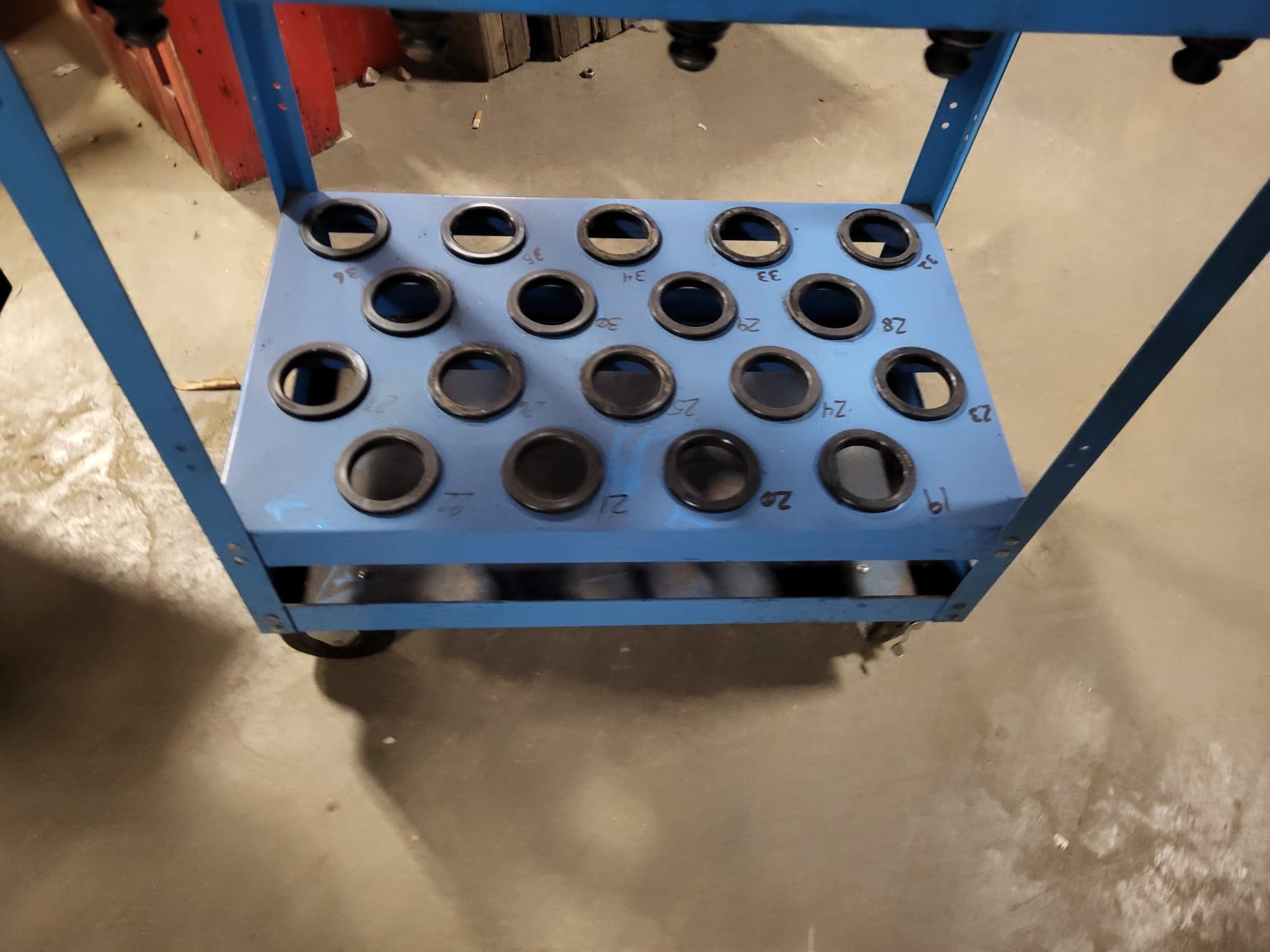 CAT 50 Tool Holders with 3 Tool Carts - Image 9